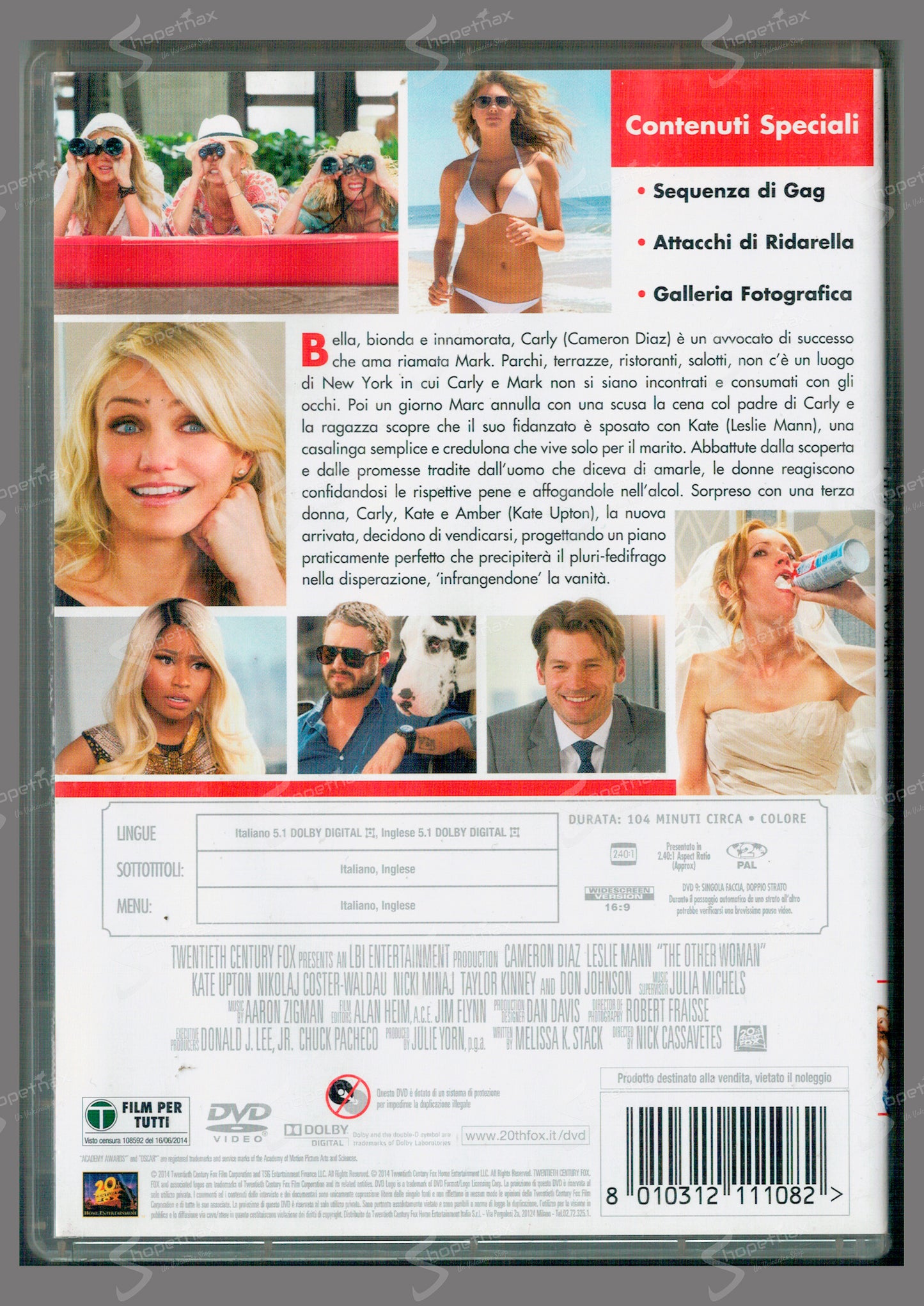 Tutte contro lui (The Other Woman) (2014) DVD Ex Noleggio