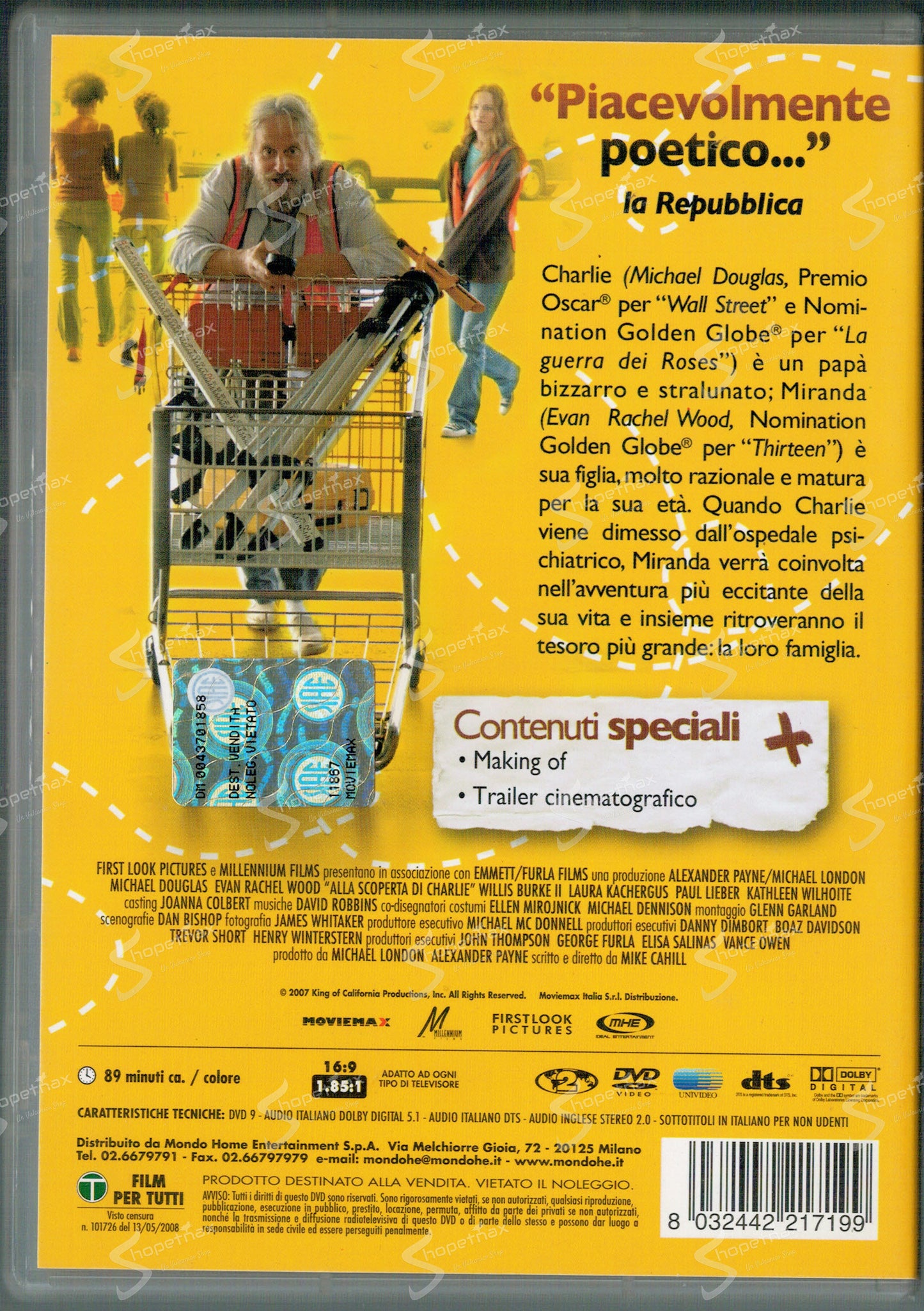 Alla scoperta di Charlie (King of California) (2007) DVD