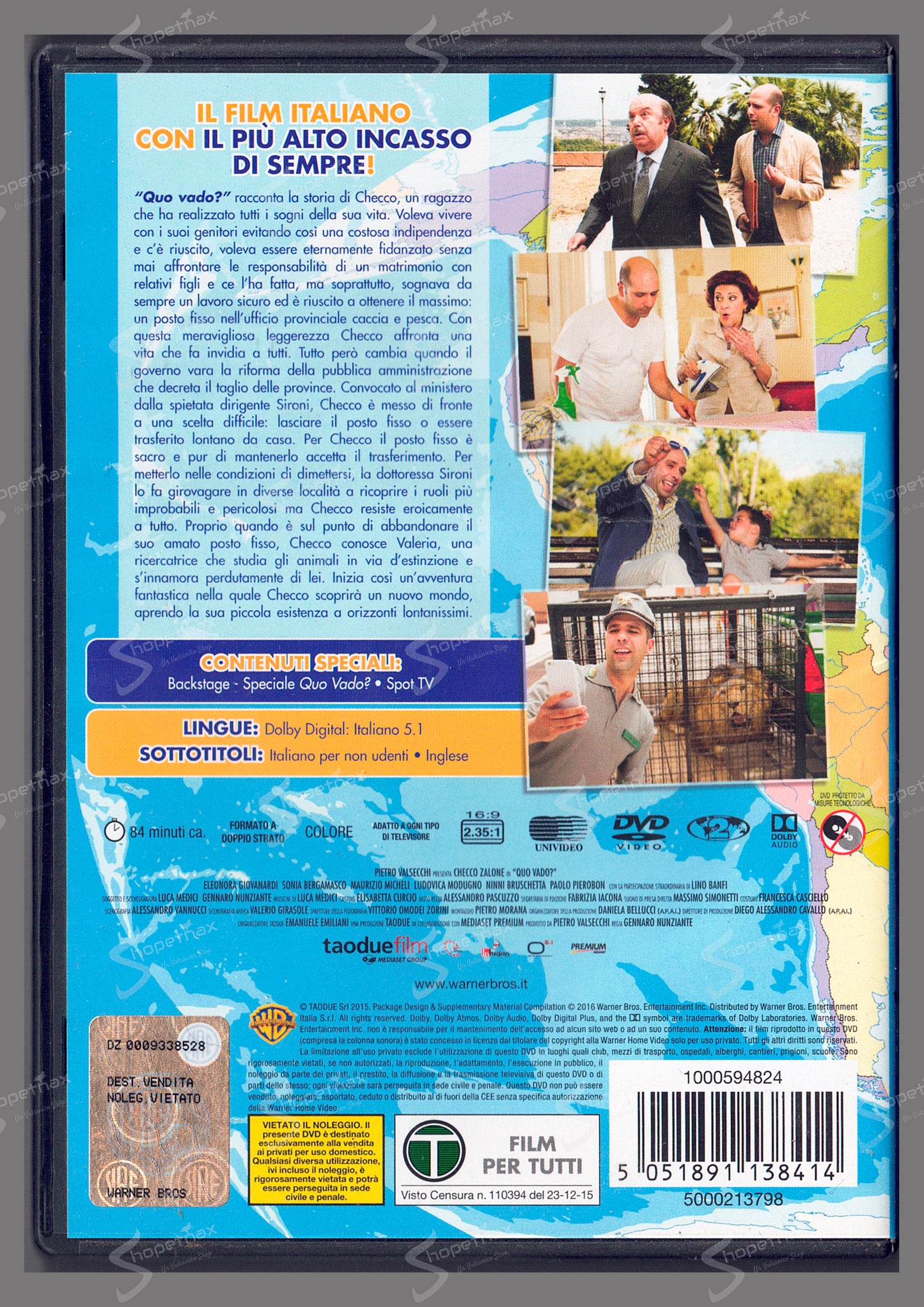 Quo Vado? (2015) DVD