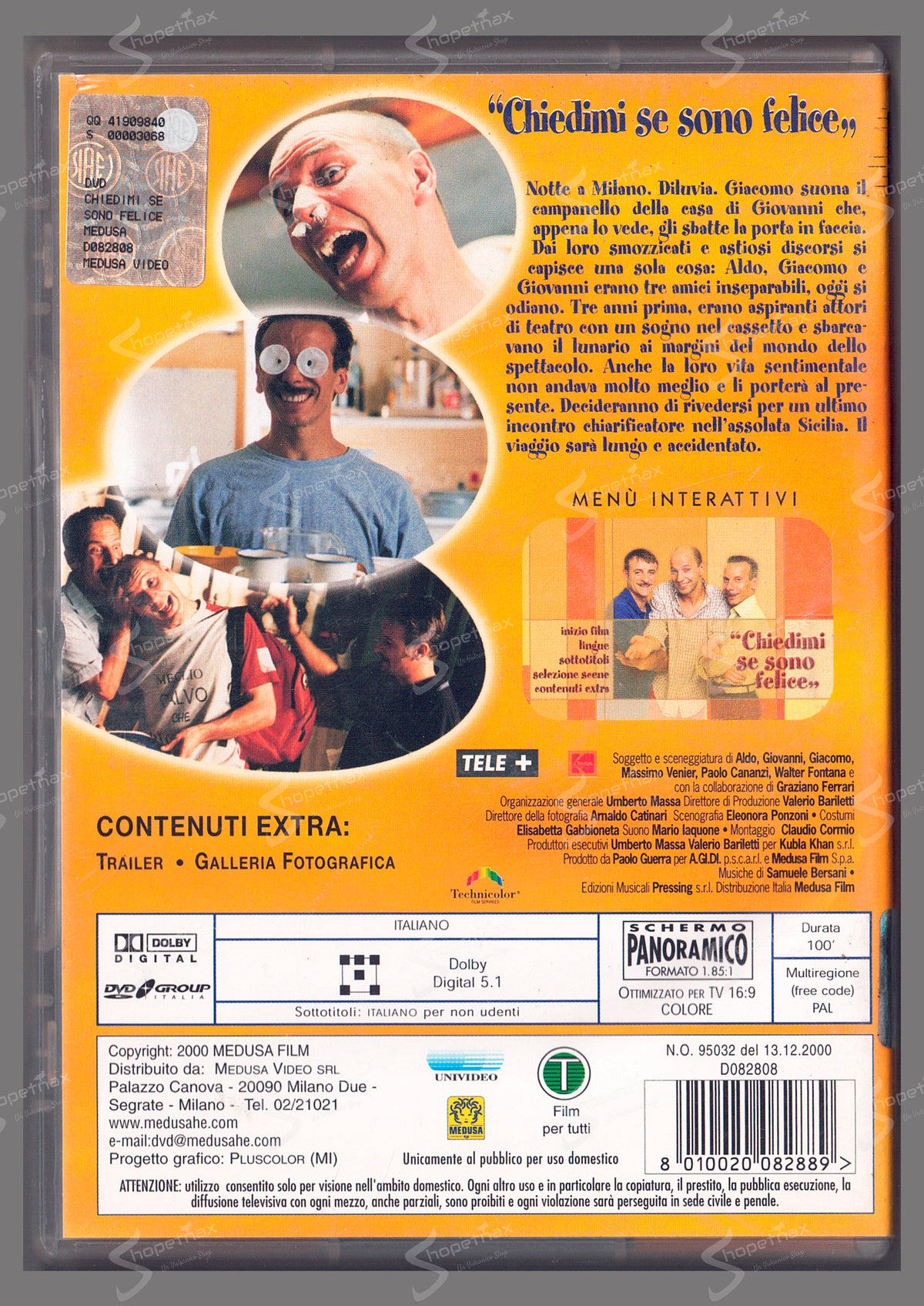 Chiedimi se sono felice (2000) DVD