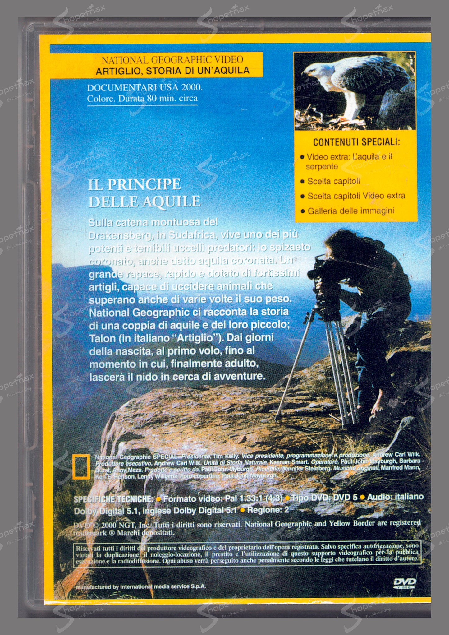 Artiglio, storia di un'Aquila (2000) DVD Editoriale
