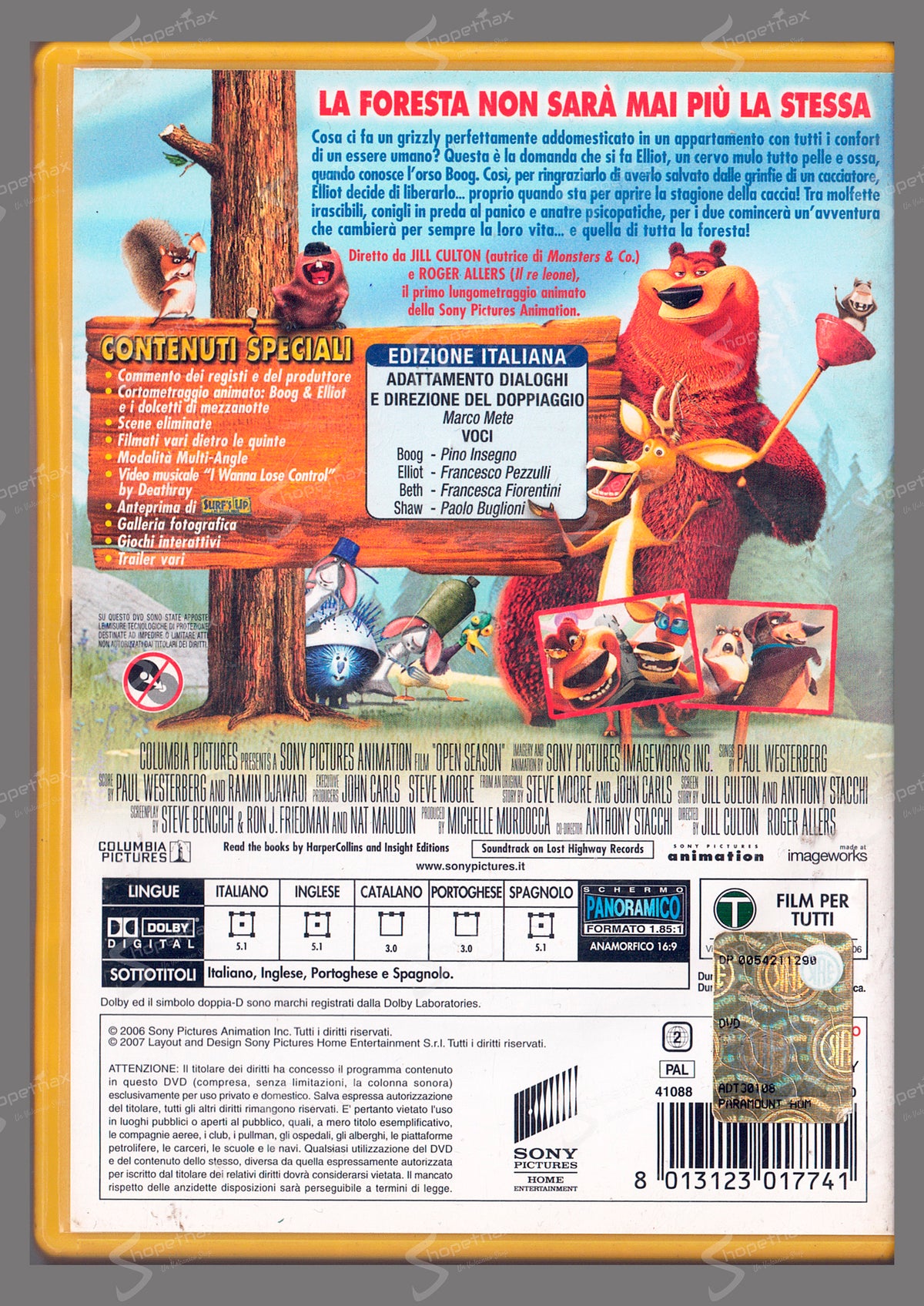 Boog & Elliot - A caccia di amici (Open Season) (2006) DVD