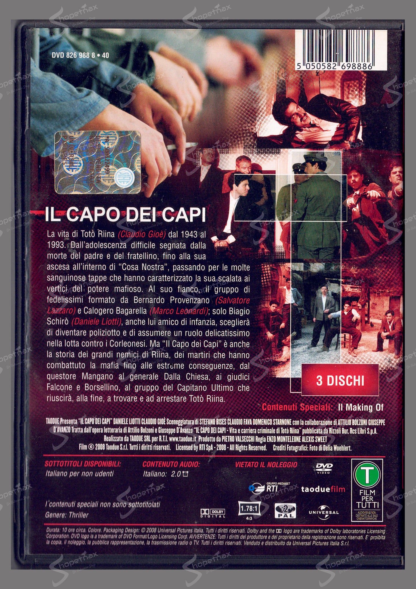 Il Capo dei Capi (Serie Completa) (2007) Box 3 DVD