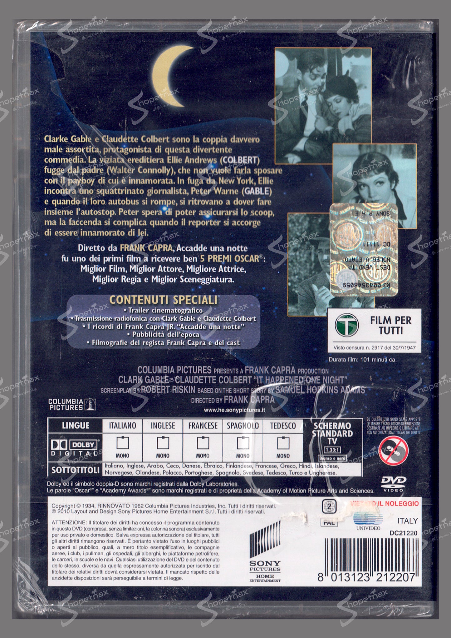 Accadde una notte (It Happened One Night) (1934) DVD