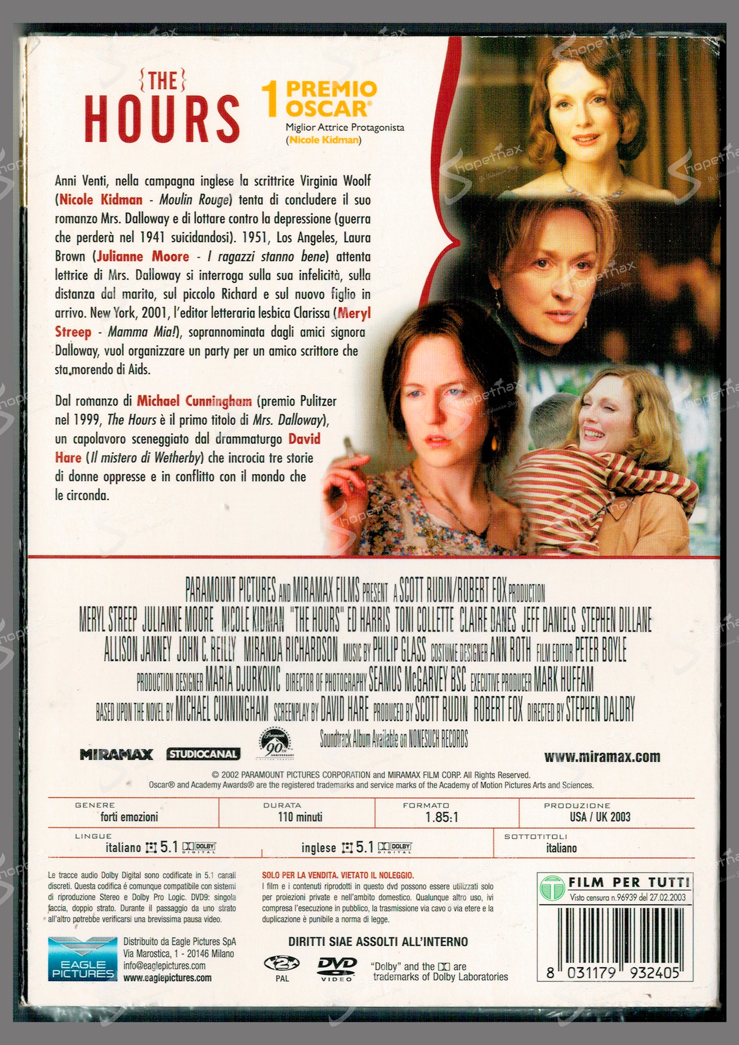 The Hours (2002) DVD