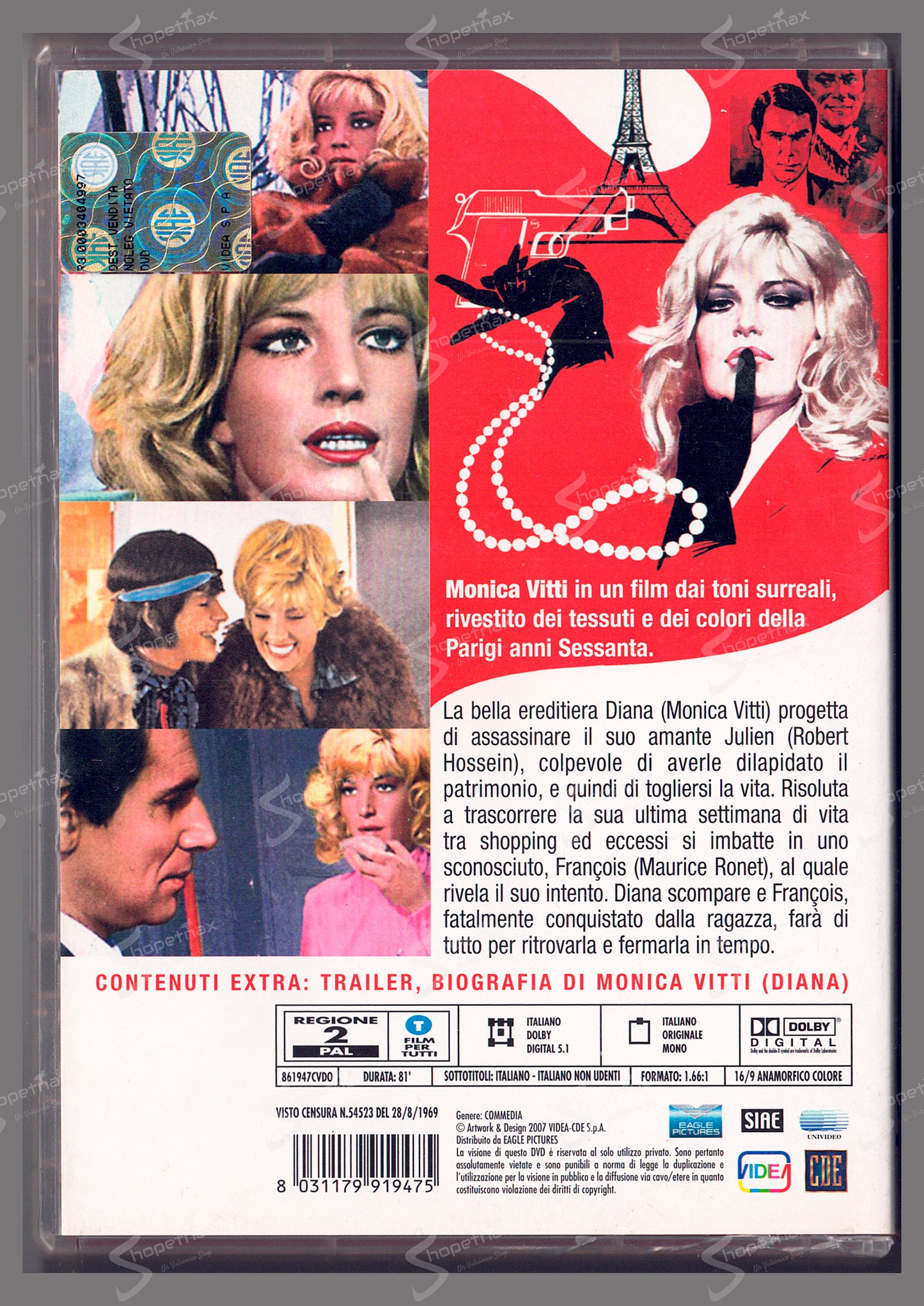 La Donna Scarlatta (La Femme écarlate) (1969) DVD