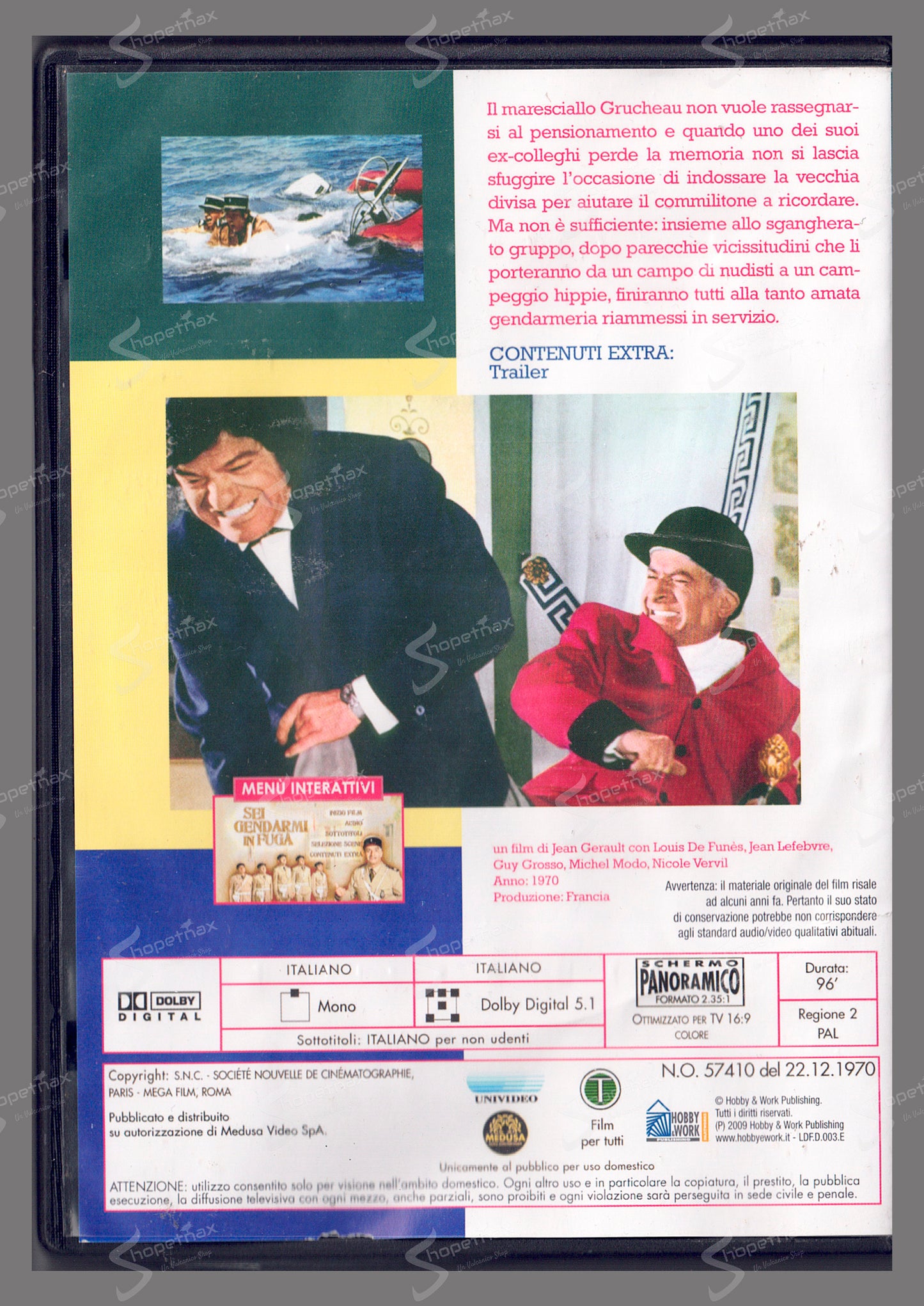 6 Gendarmi in Fuga (Le Gendarme en balade) (1970) DVD Editoriale