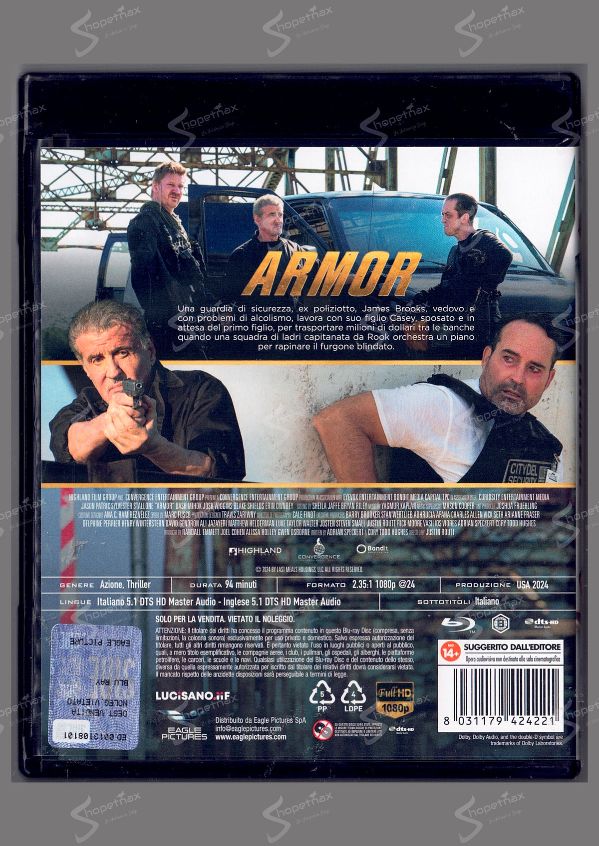 Armor (2024) BLU-RAY