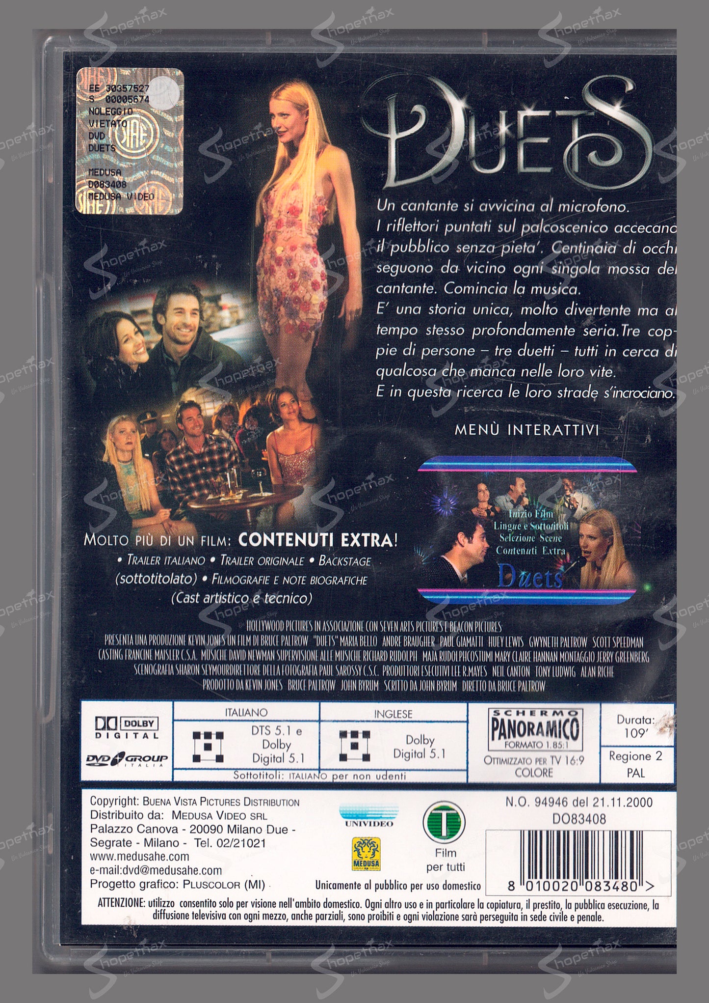 Duets (2000) DVD