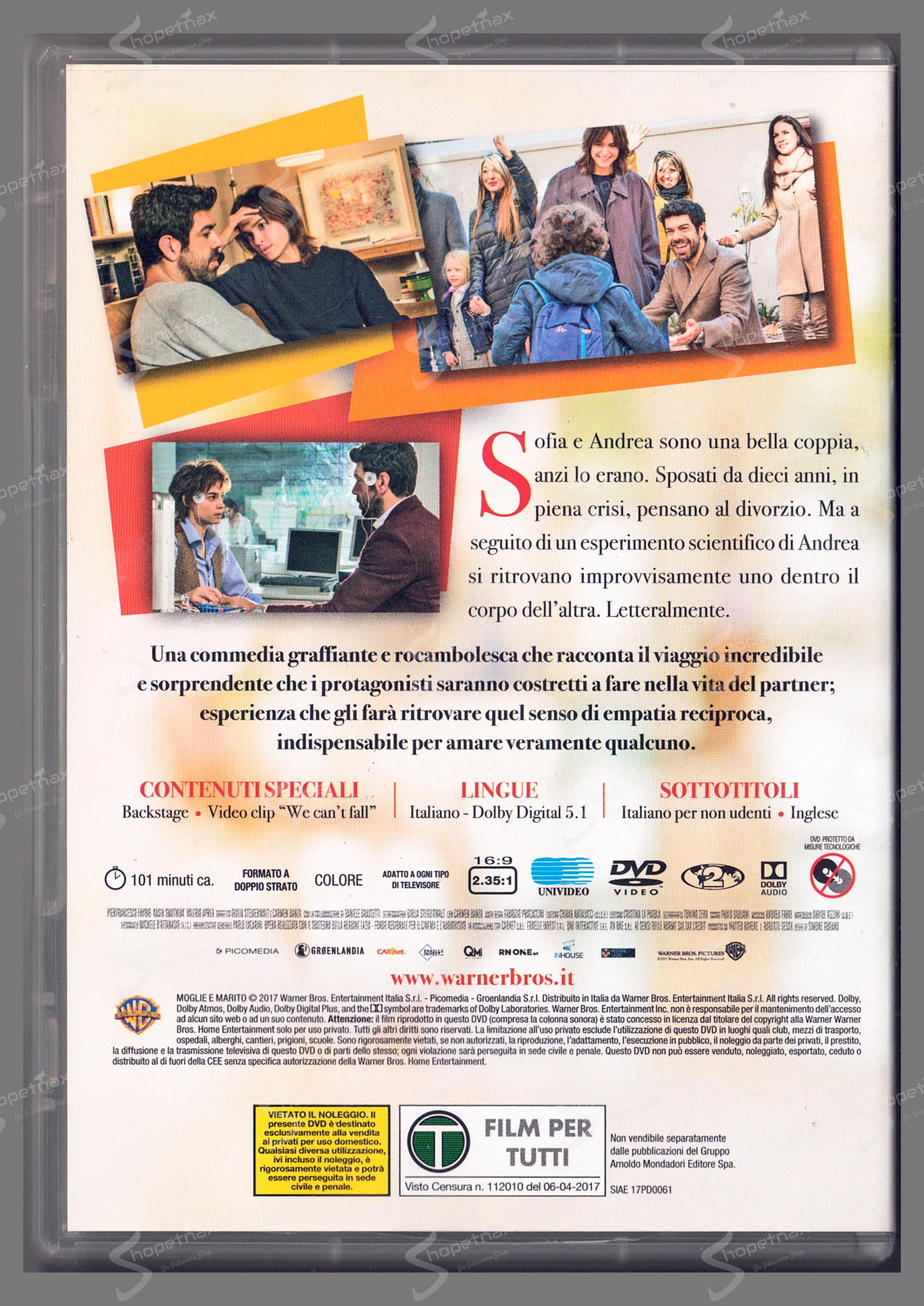 Moglie e marito (2017) DVD Editoriale