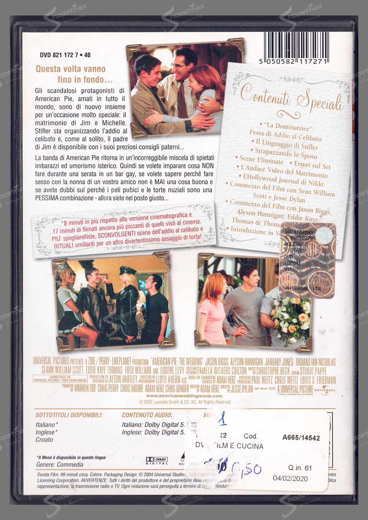 American Pie - Il Matrimonio (American Wedding) (2003) DVD
