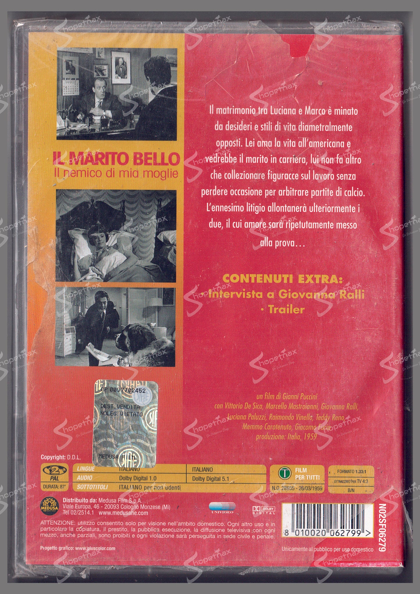 Il Marito Bello - Il Nemico di mia Moglie (1959) DVD