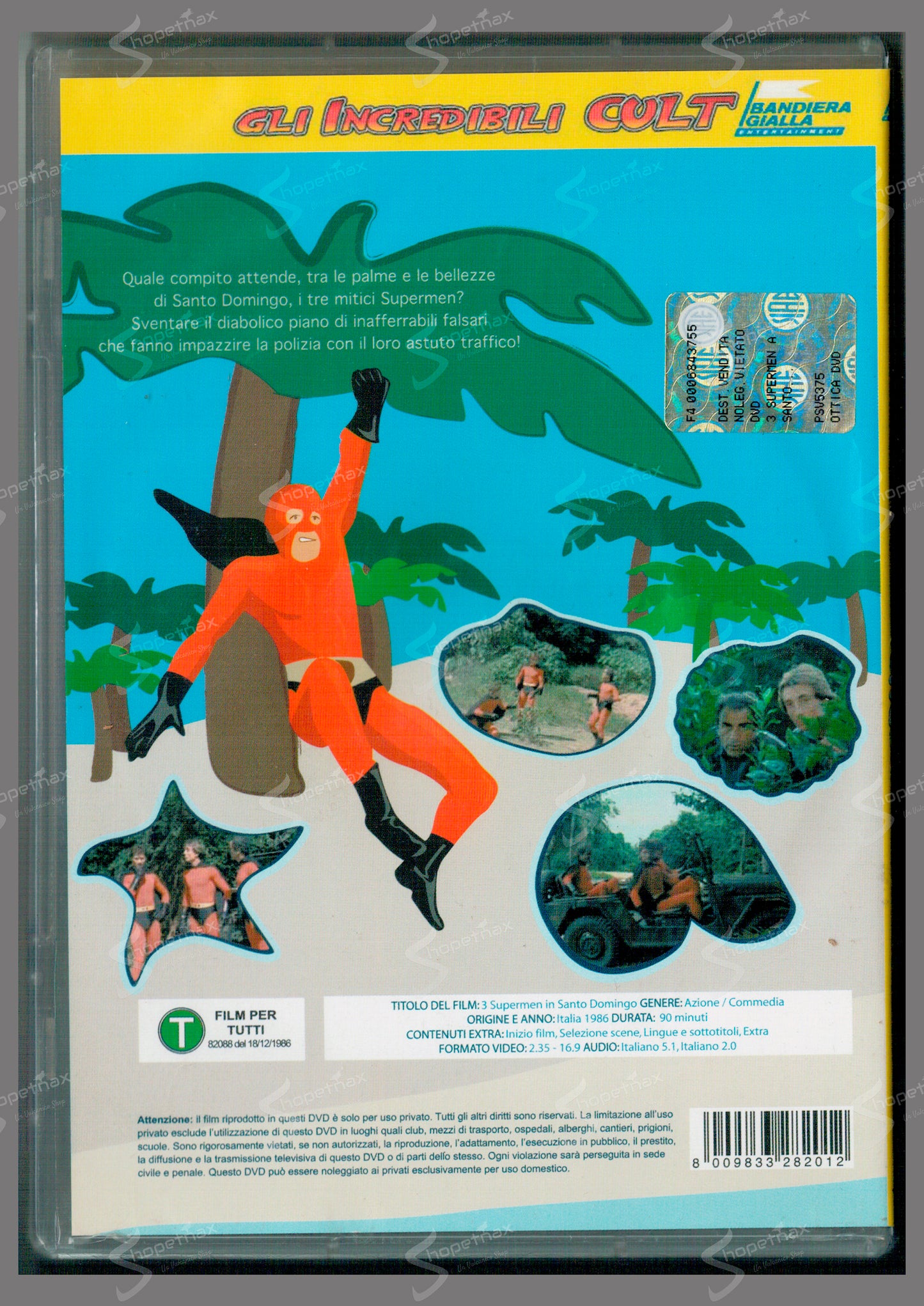3 Supermen in Santo Domingo (1986) DVD
