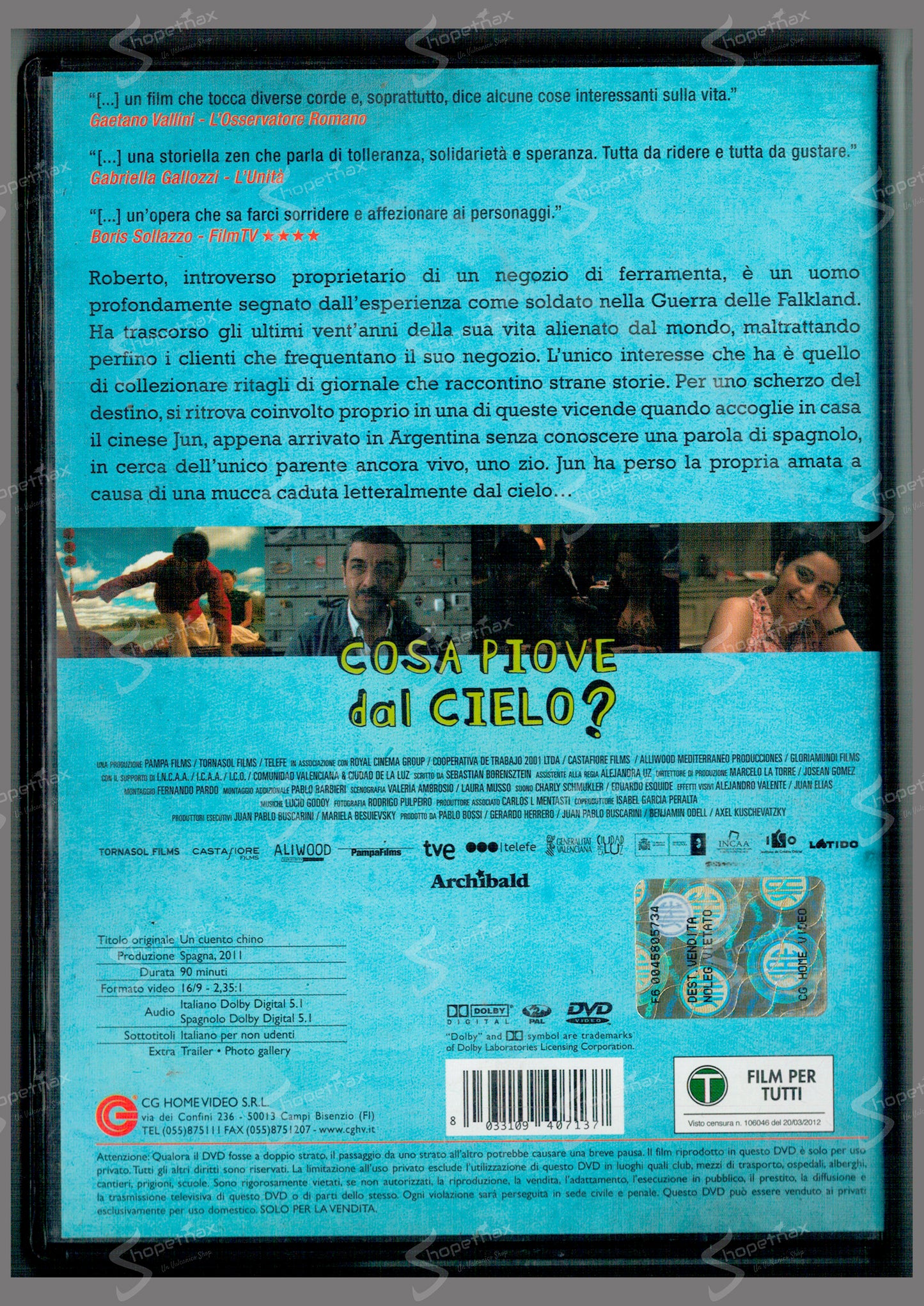 Cosa piove dal cielo? (Un cuento chino) (2011) DVD Ex Noleggio