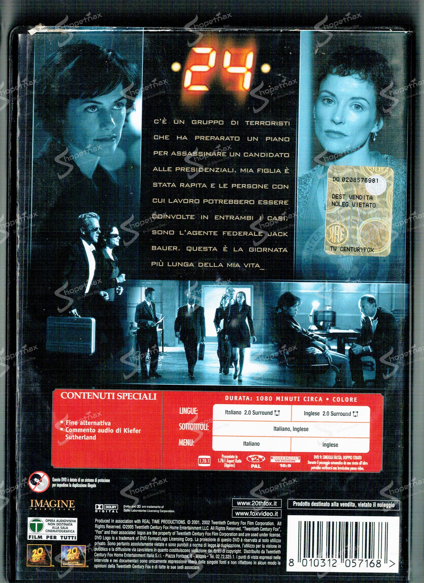 24 - Tutta la Stagione Uno (2001) Box 6 DVD
