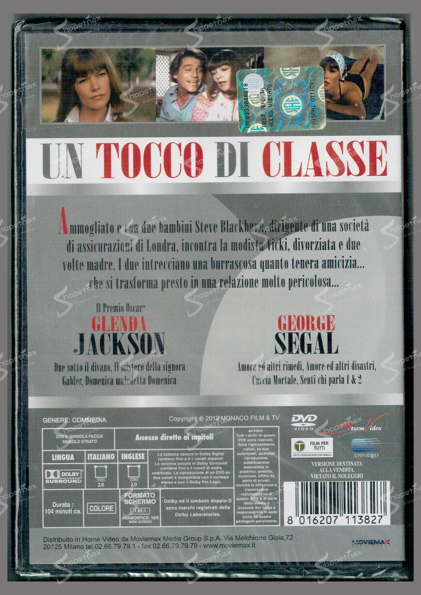 A Touch of Class (A Touch of Class) (1973) DVD