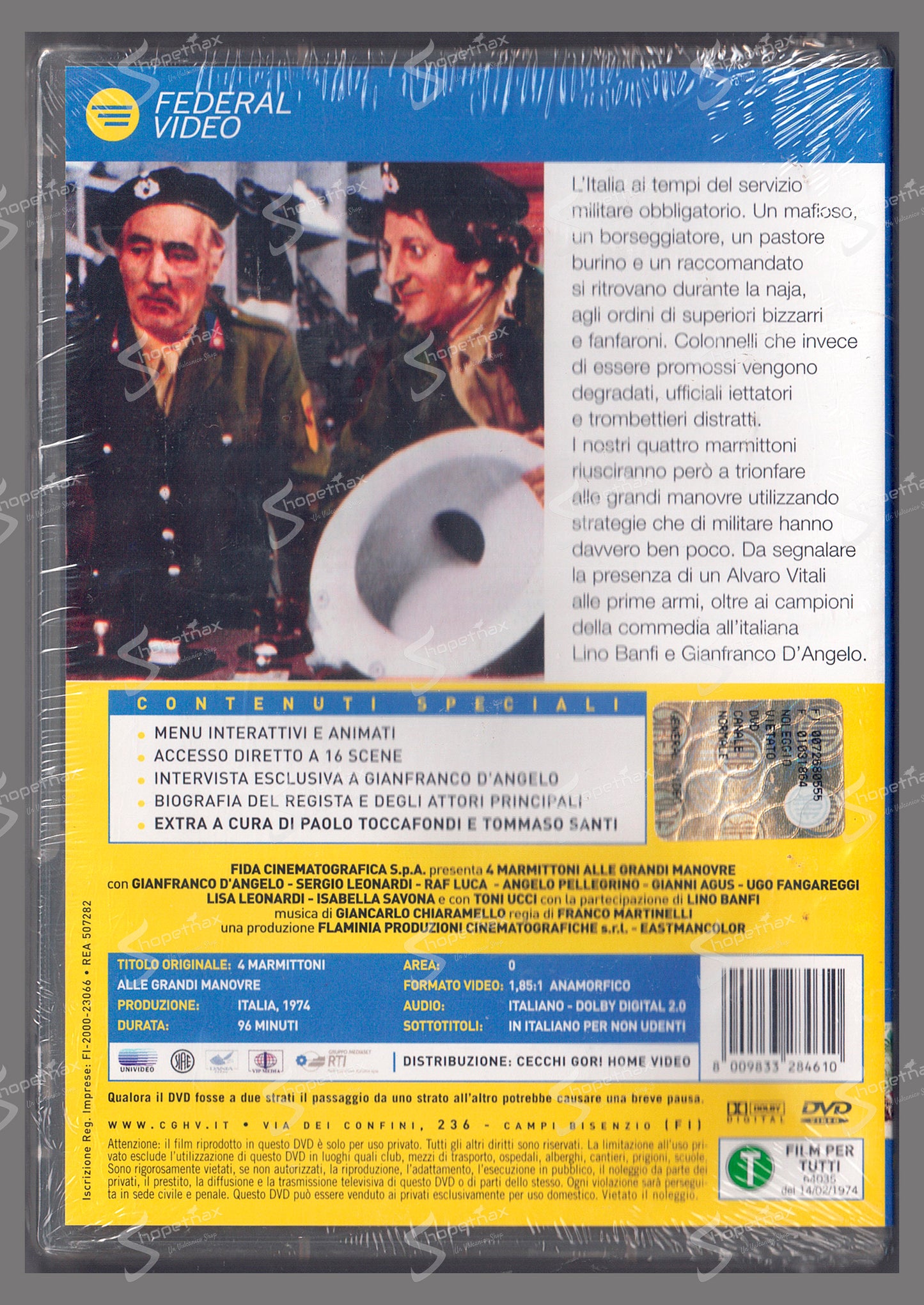 4 Marmittoni alle Grandi Manovre (1974) DVD