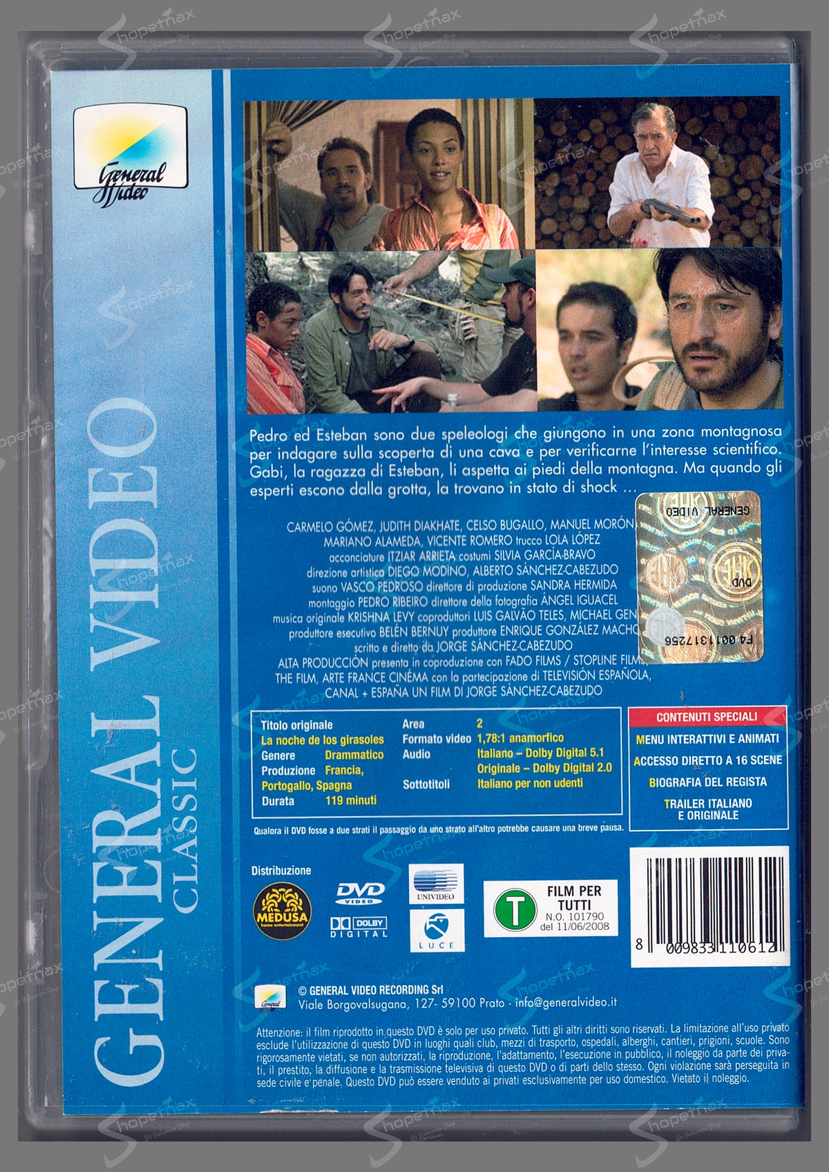 La Notte dei Girasoli (La noche de los girasoles) (2006) DVD Ex Noleggio