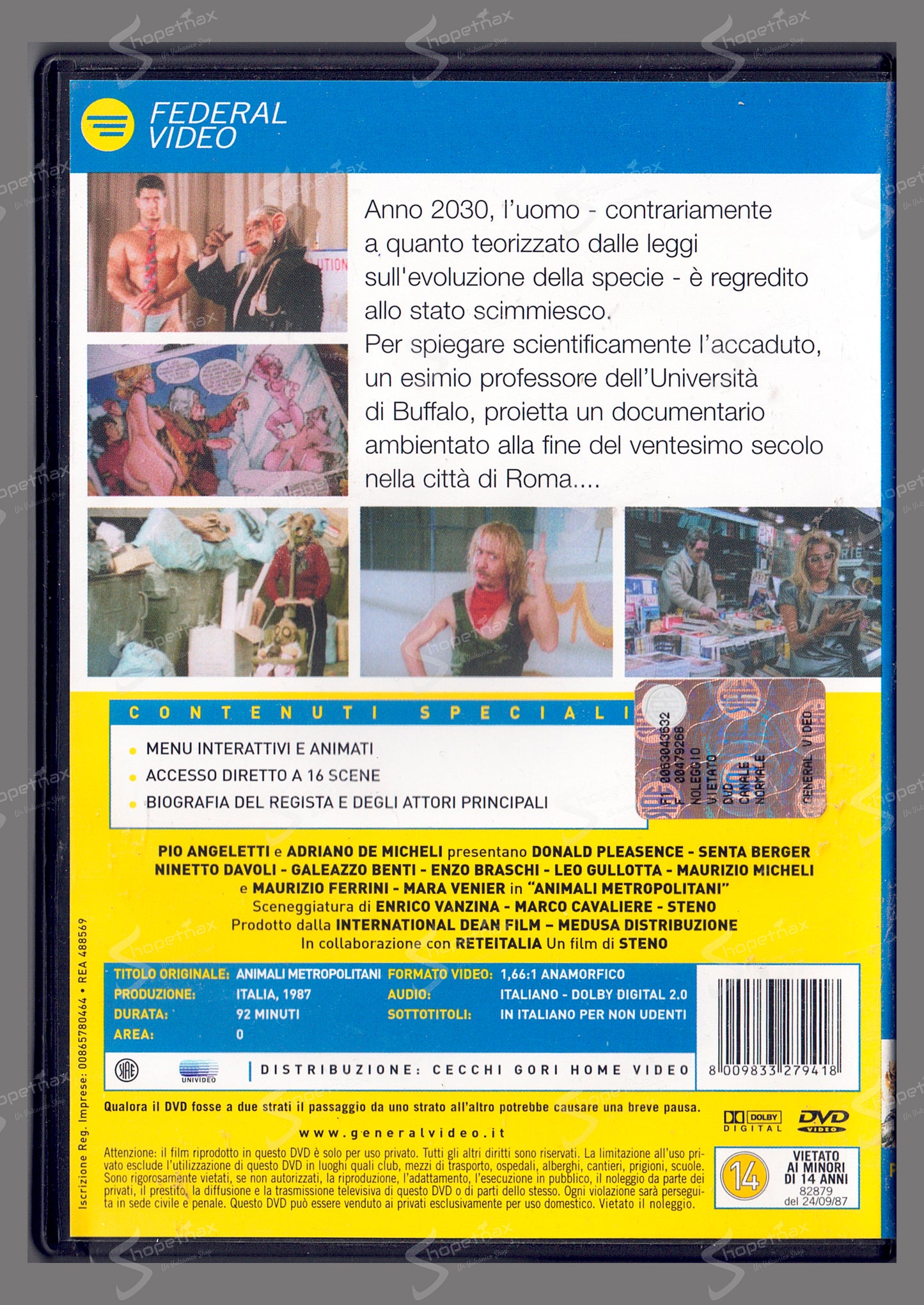 Animali metropolitani (1987) DVD
