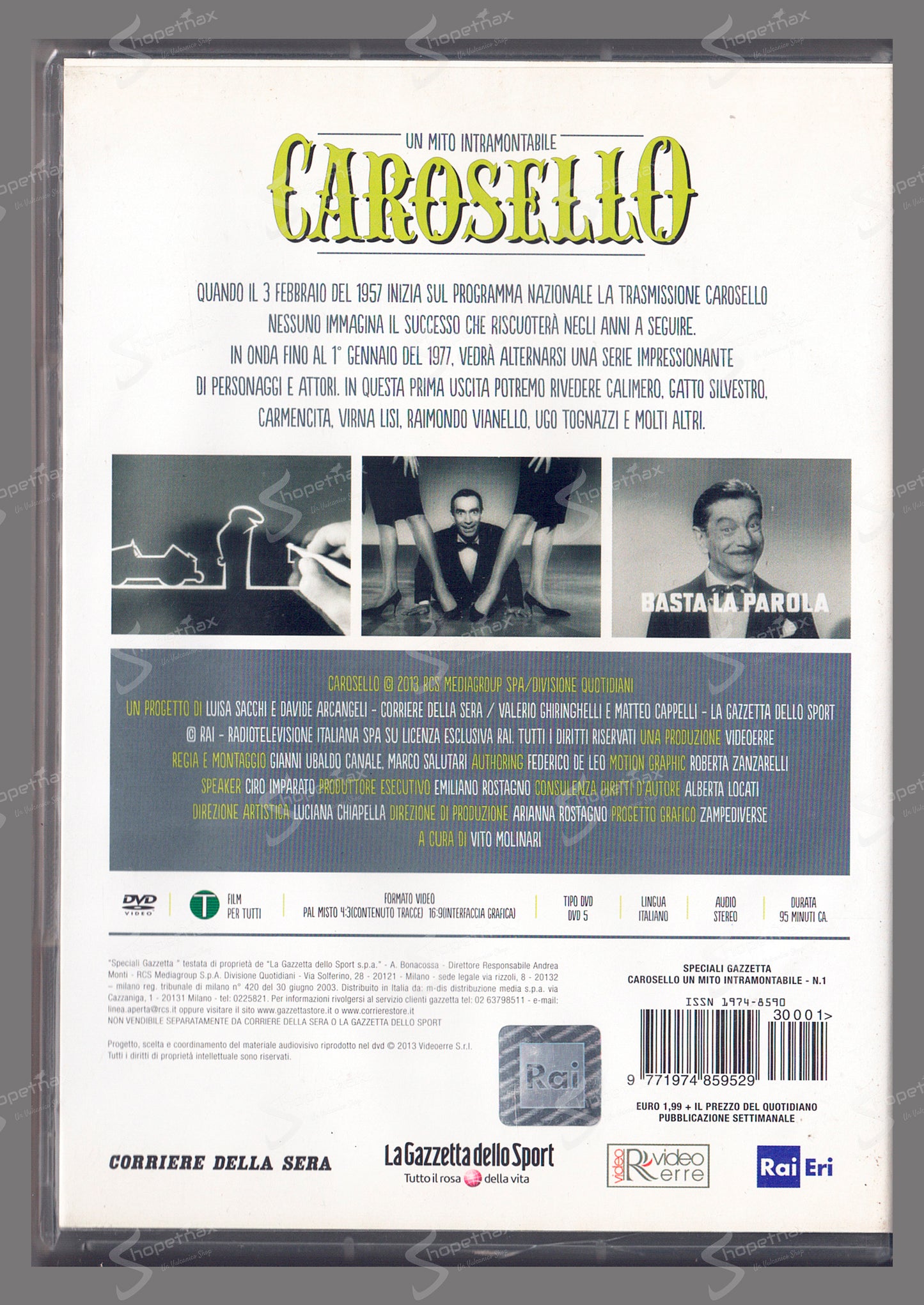 Carosello - Un Mito Intramontabile - Vol.1 (1957) DVD Editoriale