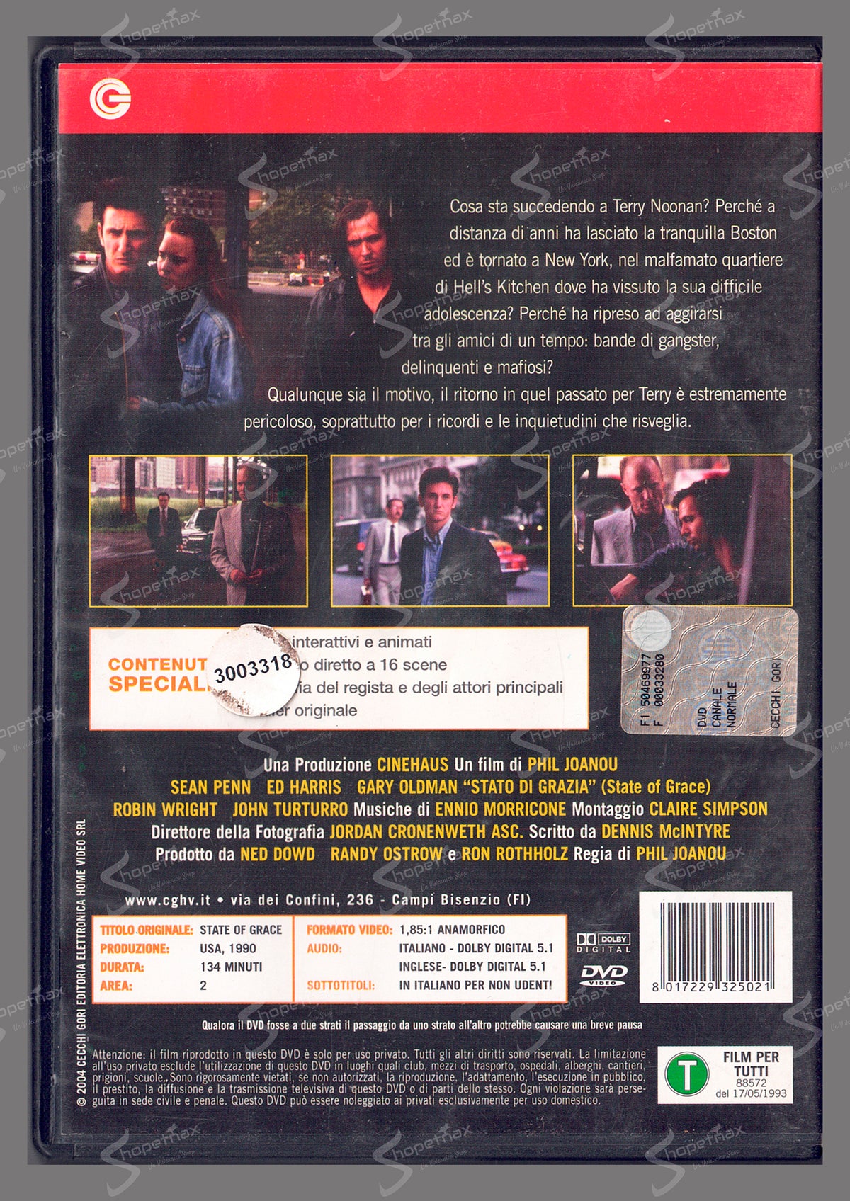 Stato di grazia (State of Grace) (1990) DVD Noleggio