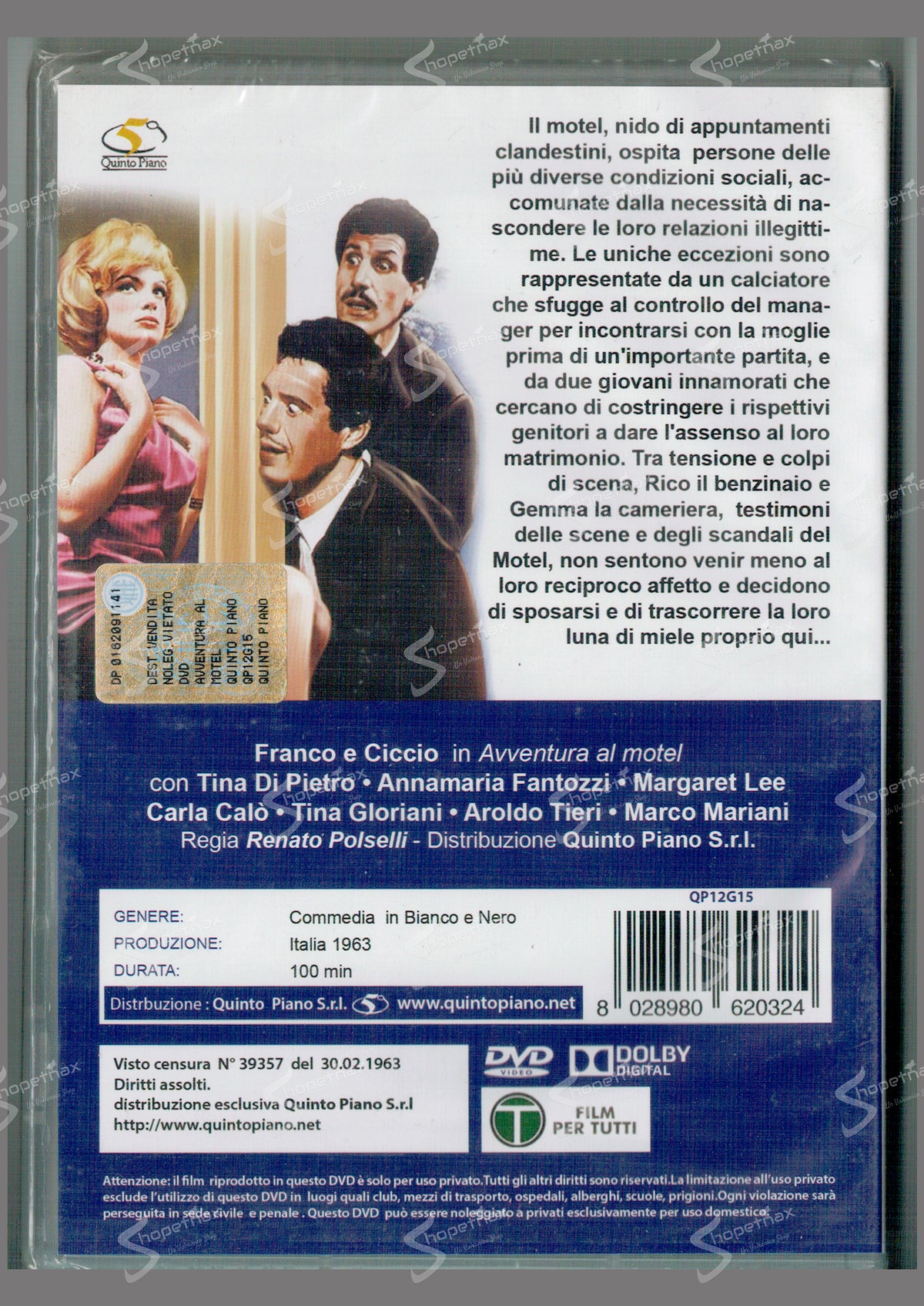 Avventura al motel (1963) DVD