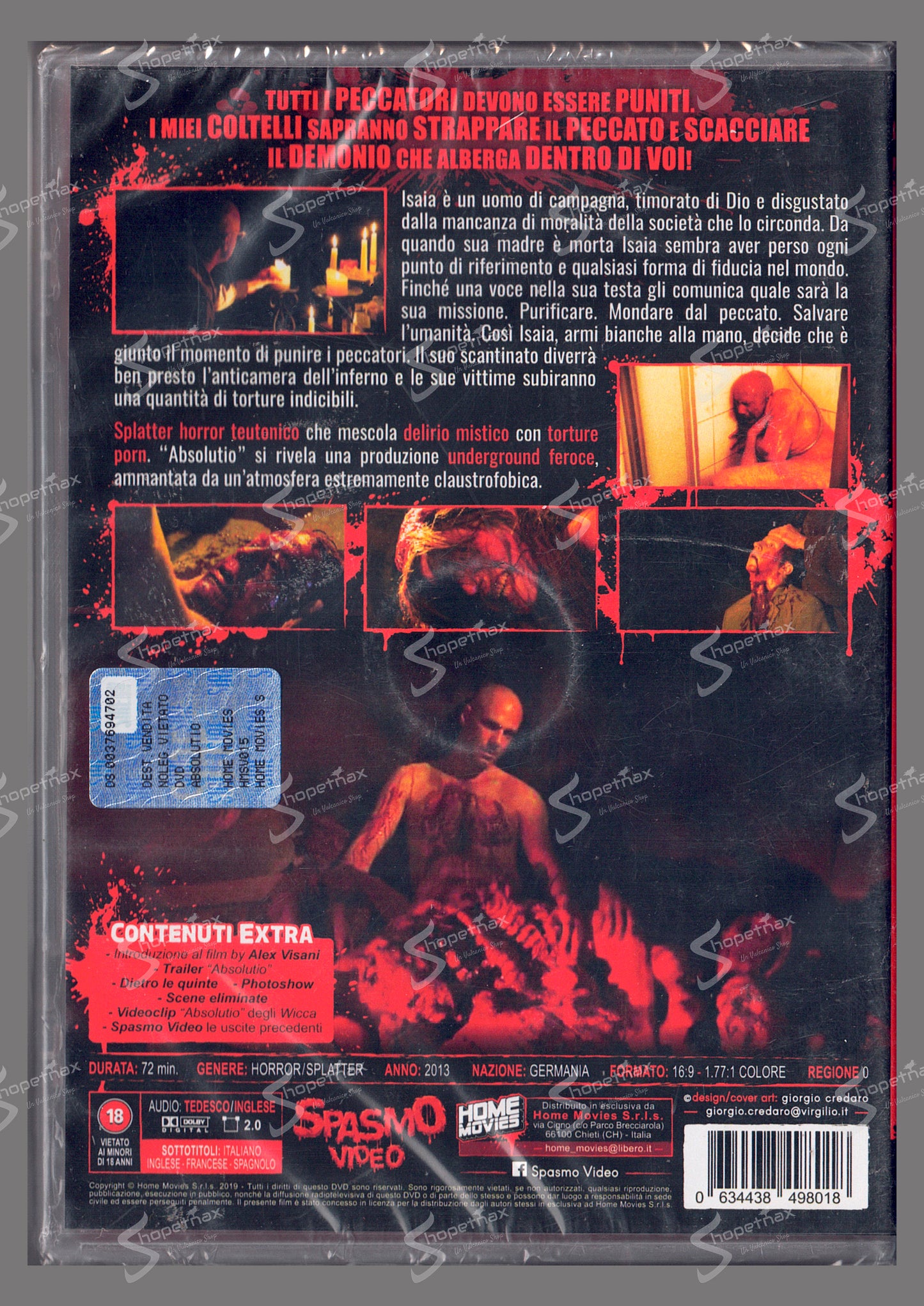 Absolutio (Absolutio - Erlösung im Blut) (2013) DVD