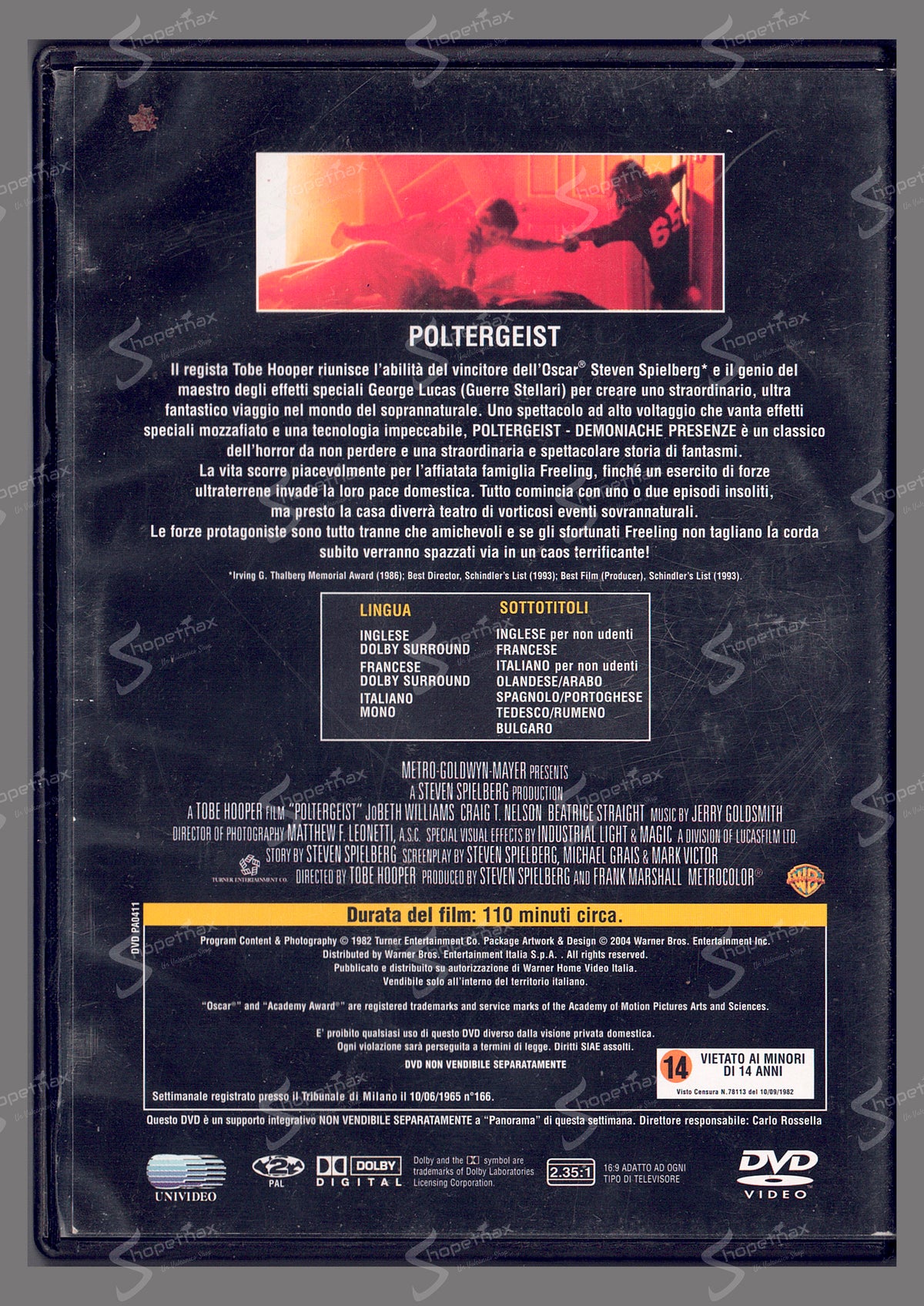 Poltergeist - Demoniache Presenze (1982) DVD Editoriale Buono