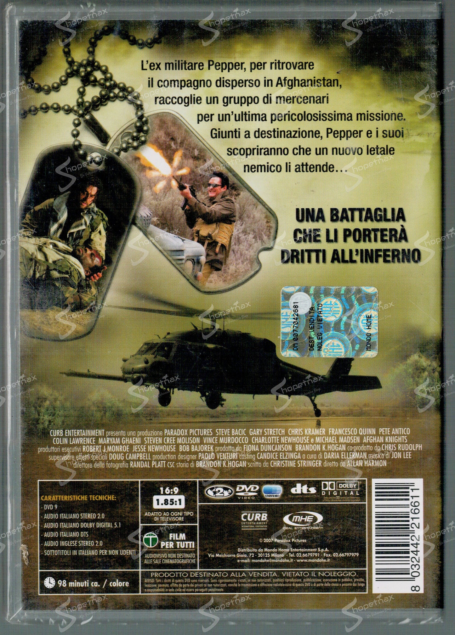 Afghan Knights (2007) DVD