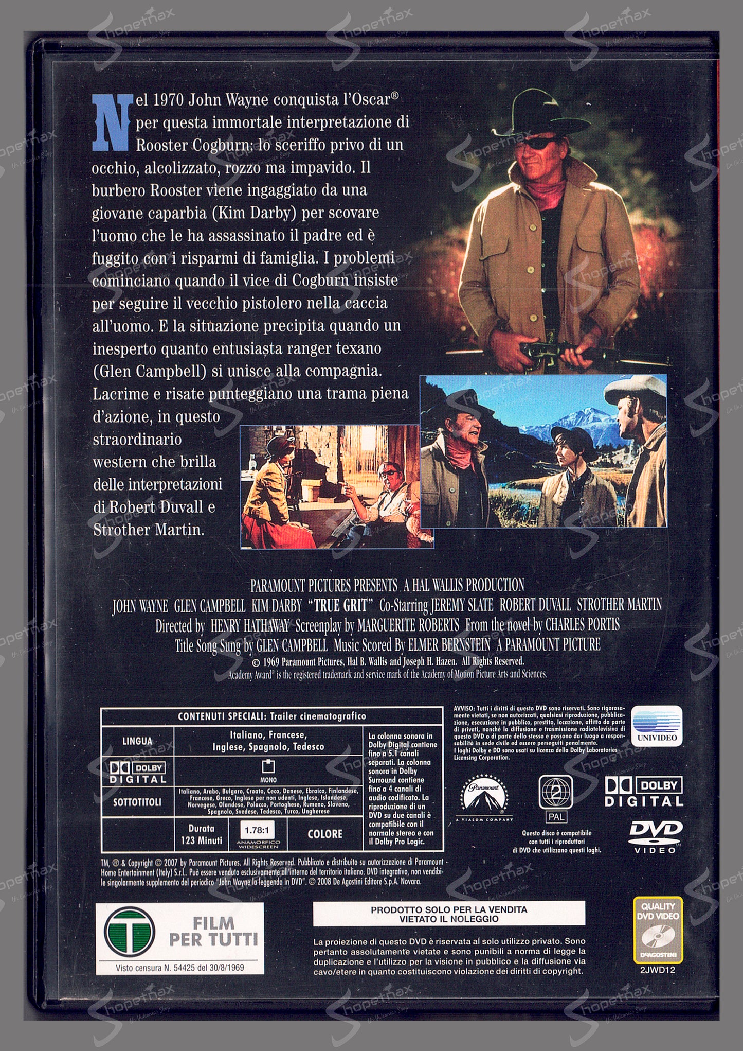Il Grinta (True Grit) (1969) DVD Editoriale