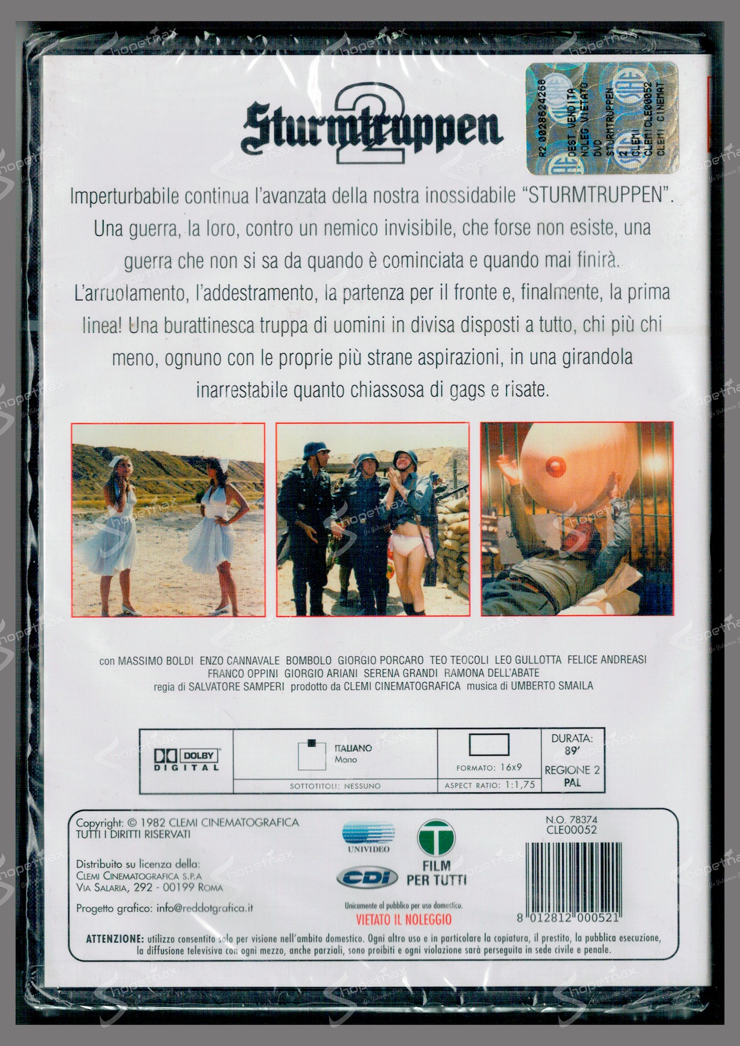 Sturmtruppen 2 - Tutti al Fronte (1982) DVD