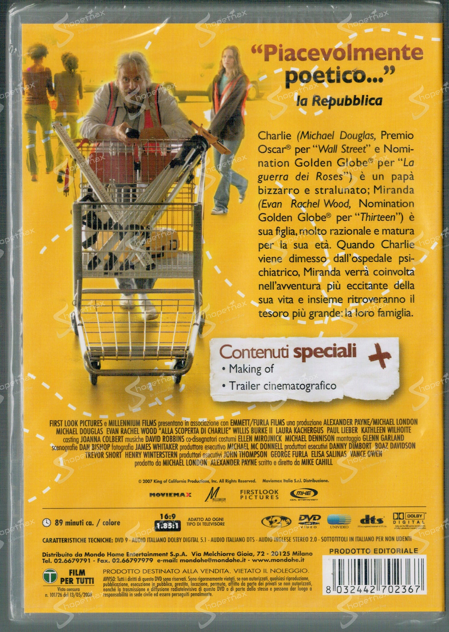 Alla scoperta di Charlie (King of California) (2007) DVD Editoriale