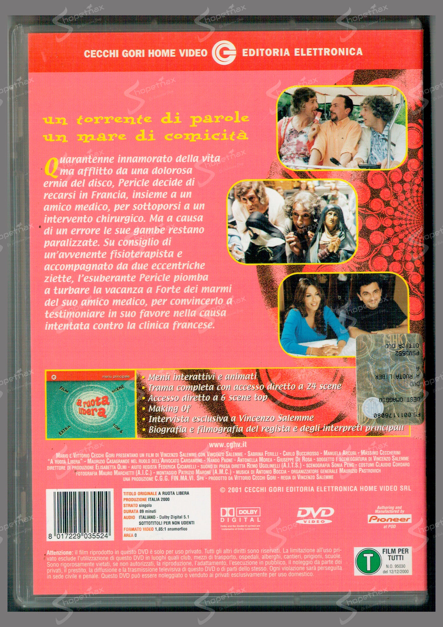 A ruota libera (2000) DVD