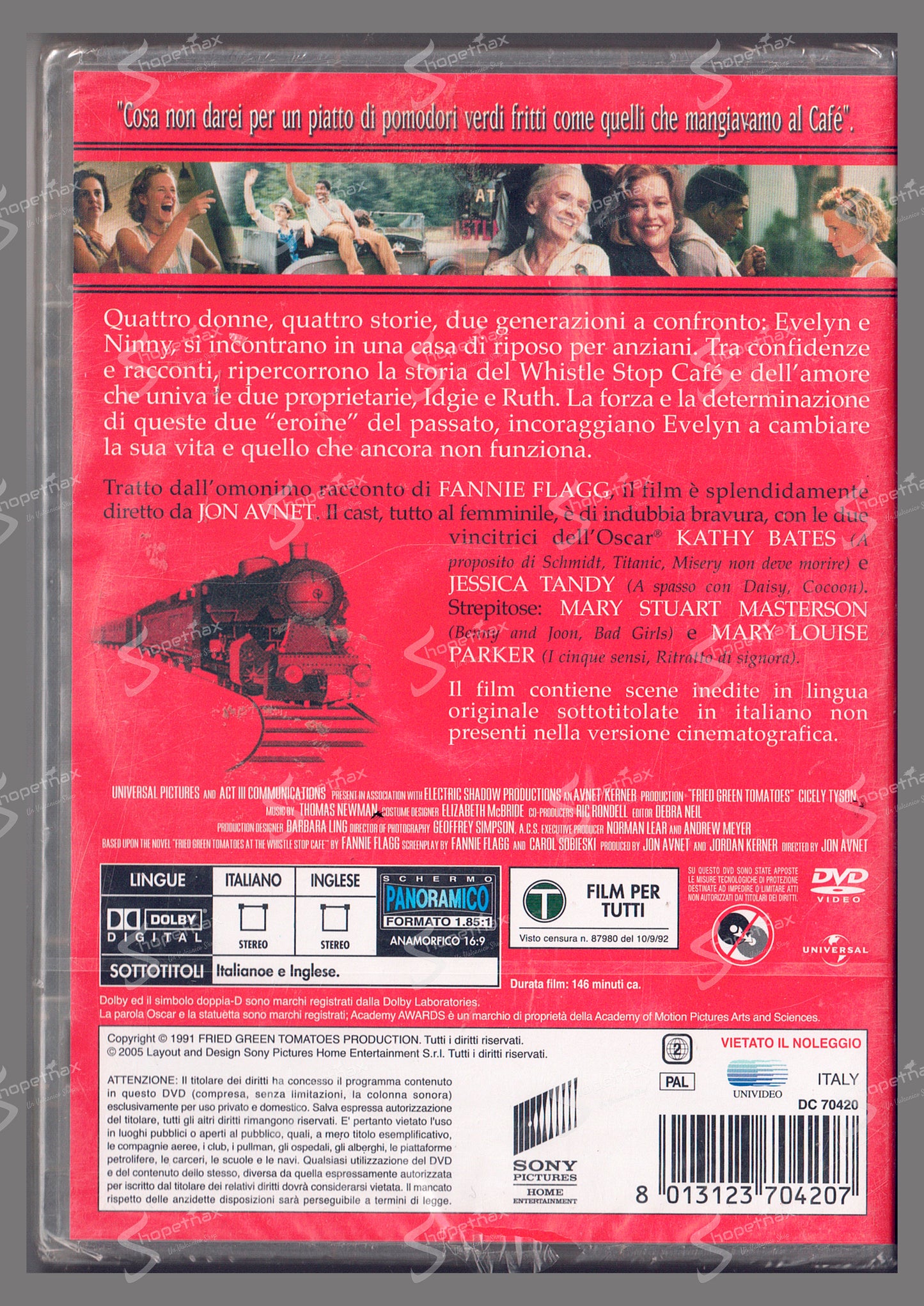 Pomodori verdi fritti alla fermata del treno (Fried Green Tomatoes) (1991) DVD