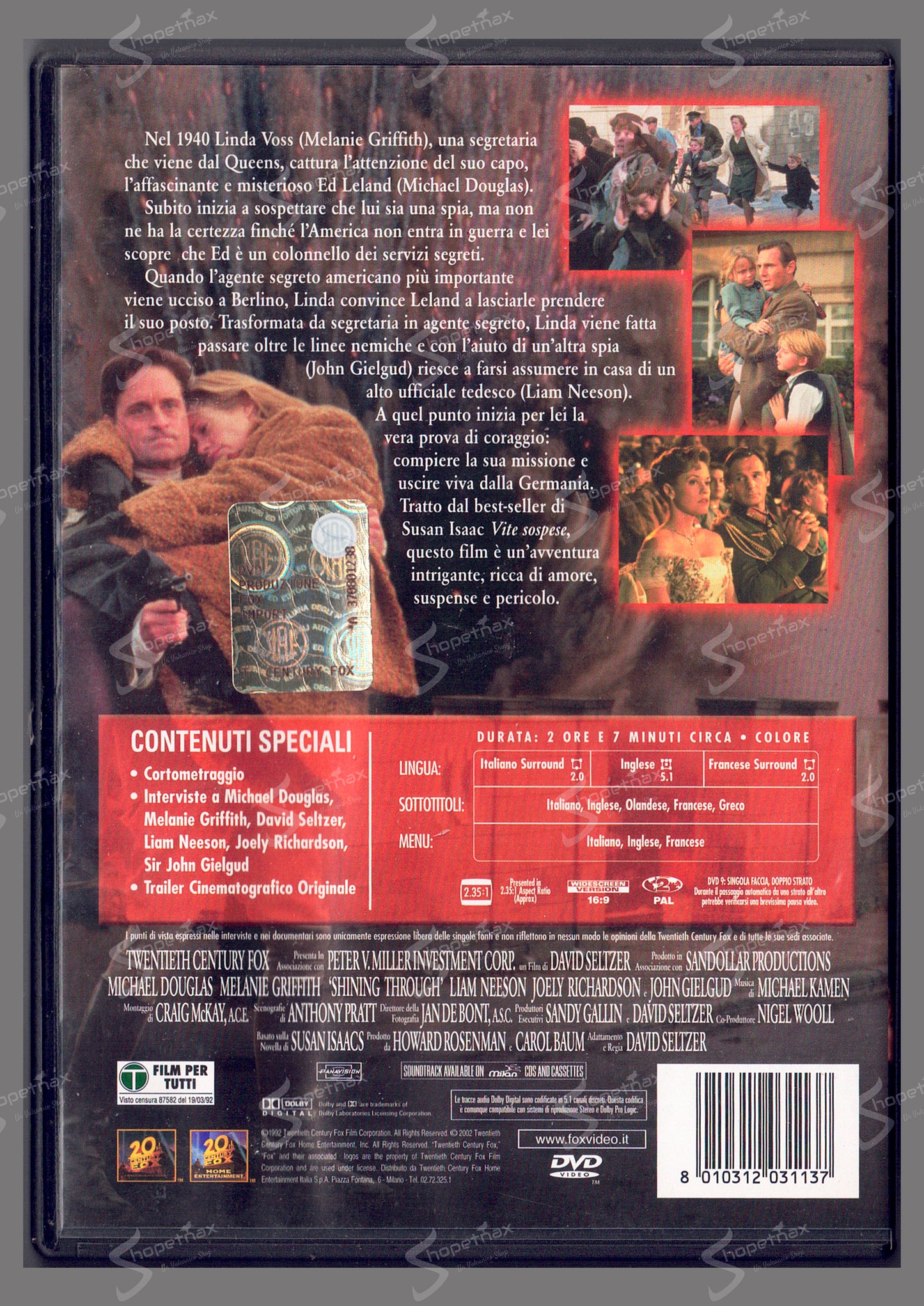 Vite Sospese (Shining Through) (1992) DVD