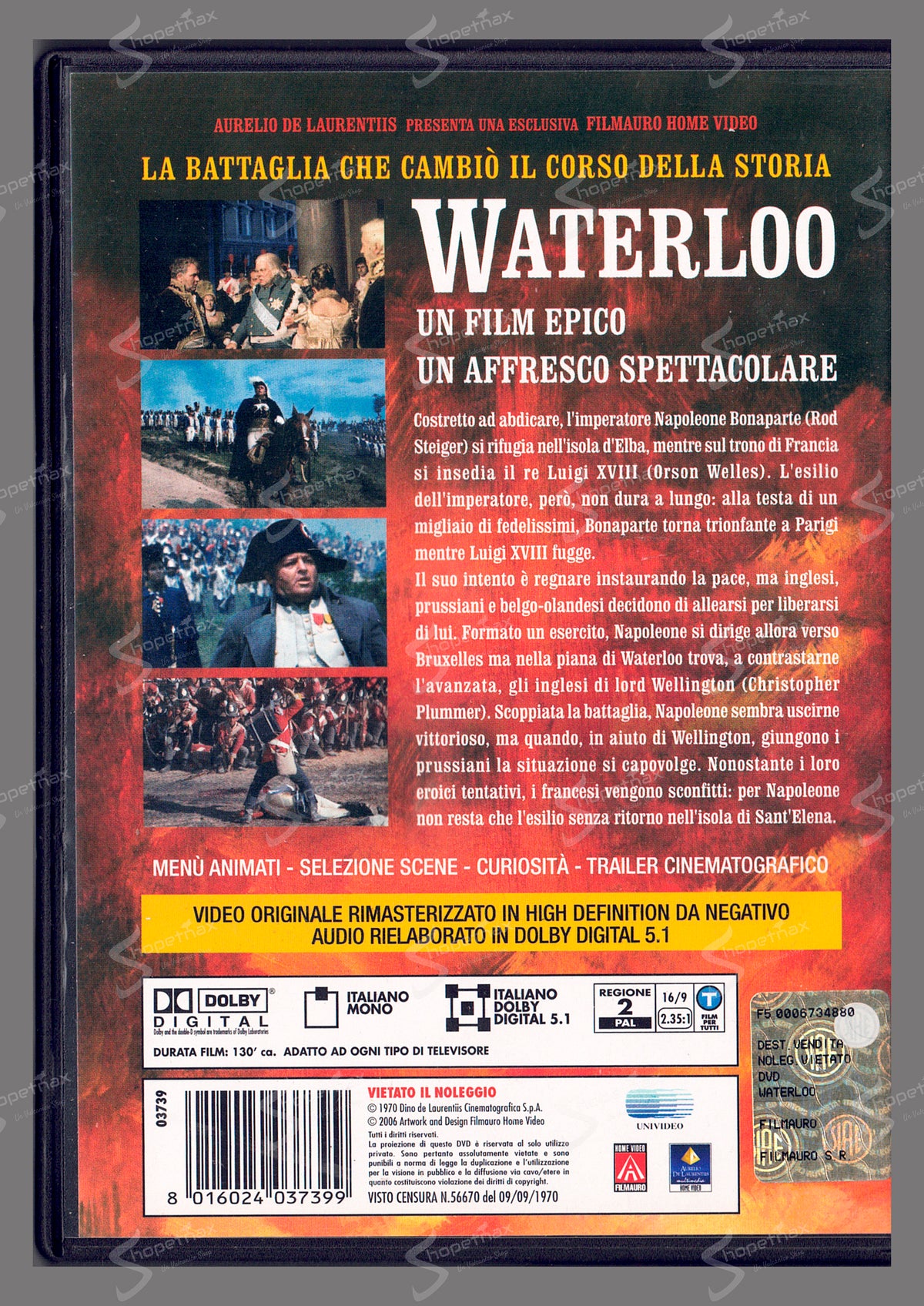 Waterloo (1970) DVD