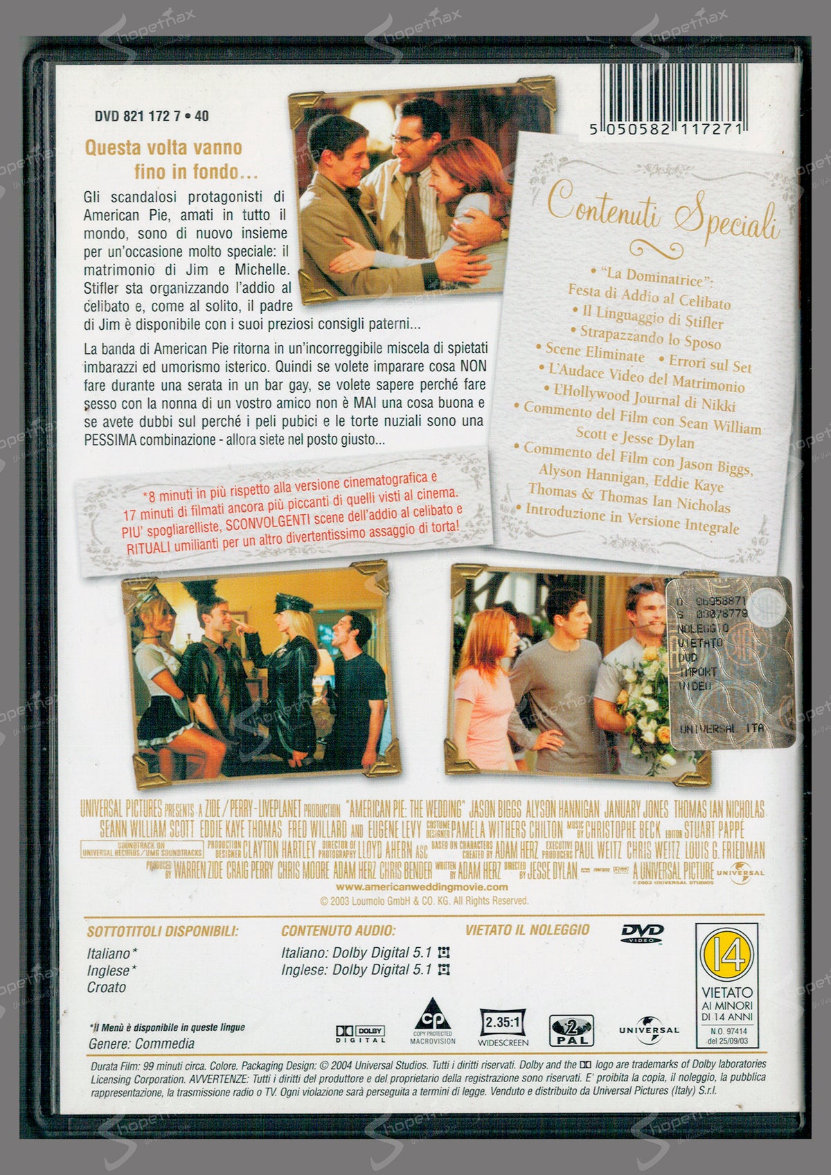 American Pie - Il Matrimonio (American Wedding) (2003) DVD Ottimo