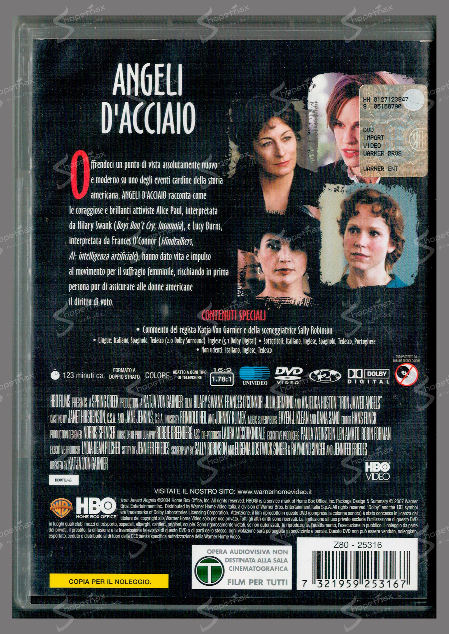 Angeli d'Acciaio (Iron Jawed Angels) (2004) DVD Noleggio