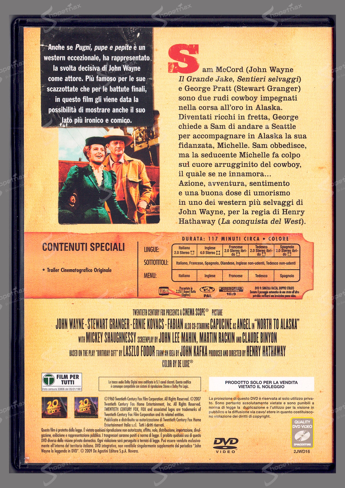 Pugni, pupe e pepite (North to Alaska) (1960) DVD Editoriale