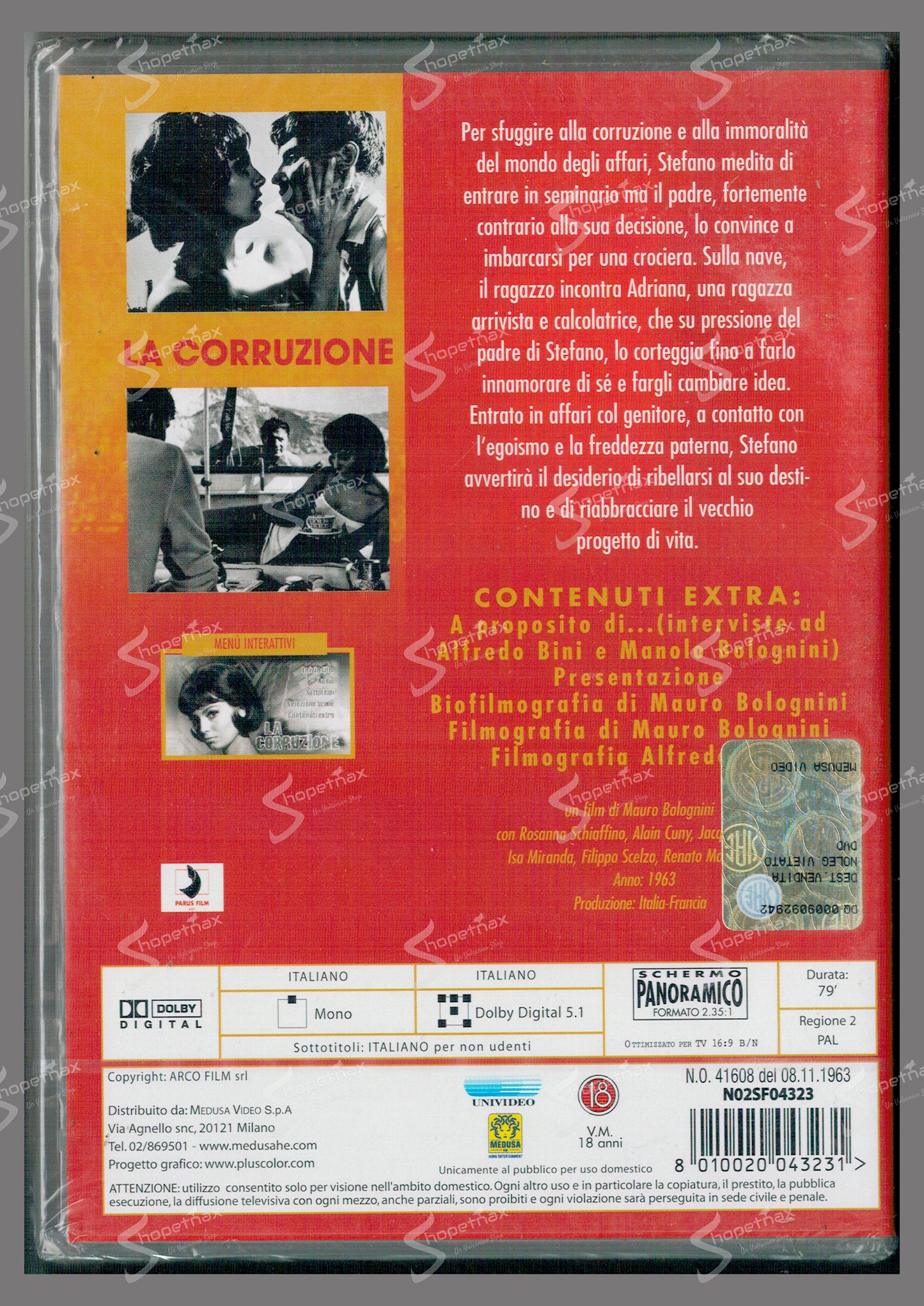 La Corruzione (1963) DVD