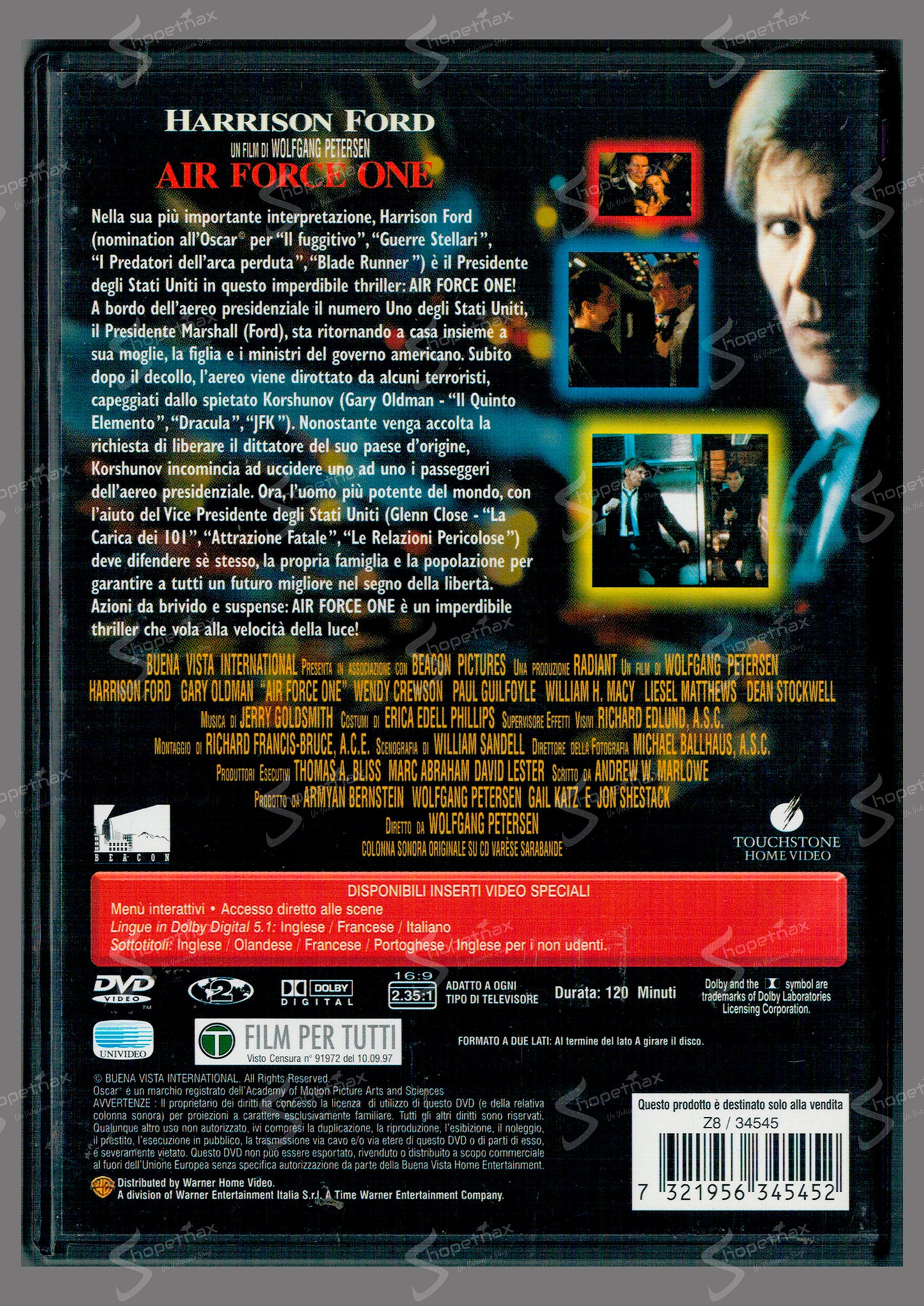 Air Force One (Widescreen) (1997) DVD
