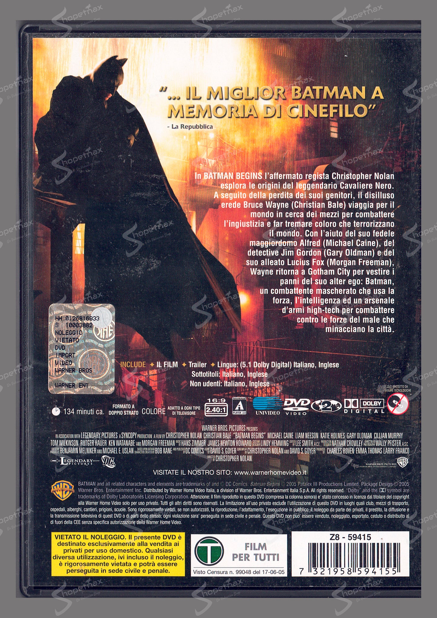 Batman Begins (2005) DVD