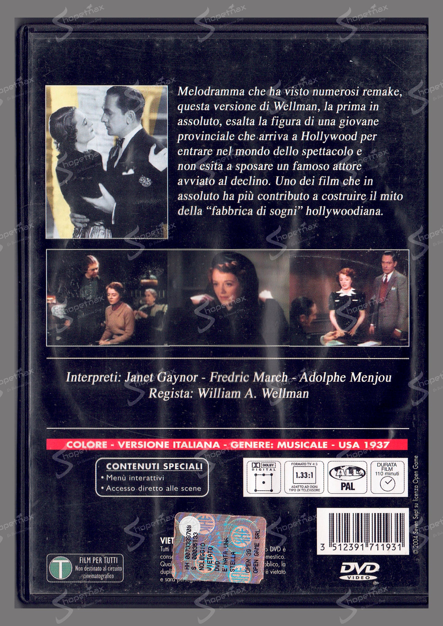È nata una stella (A Star Is Born) (1937) DVD