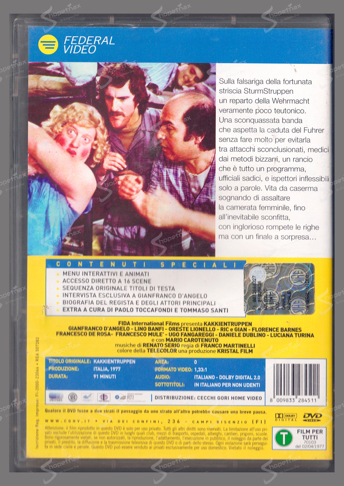 Kakkientruppen (1977) DVD