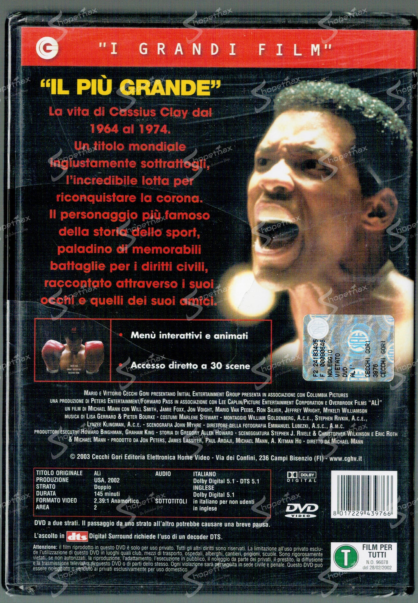 Alì (2001) DVD Sigillato