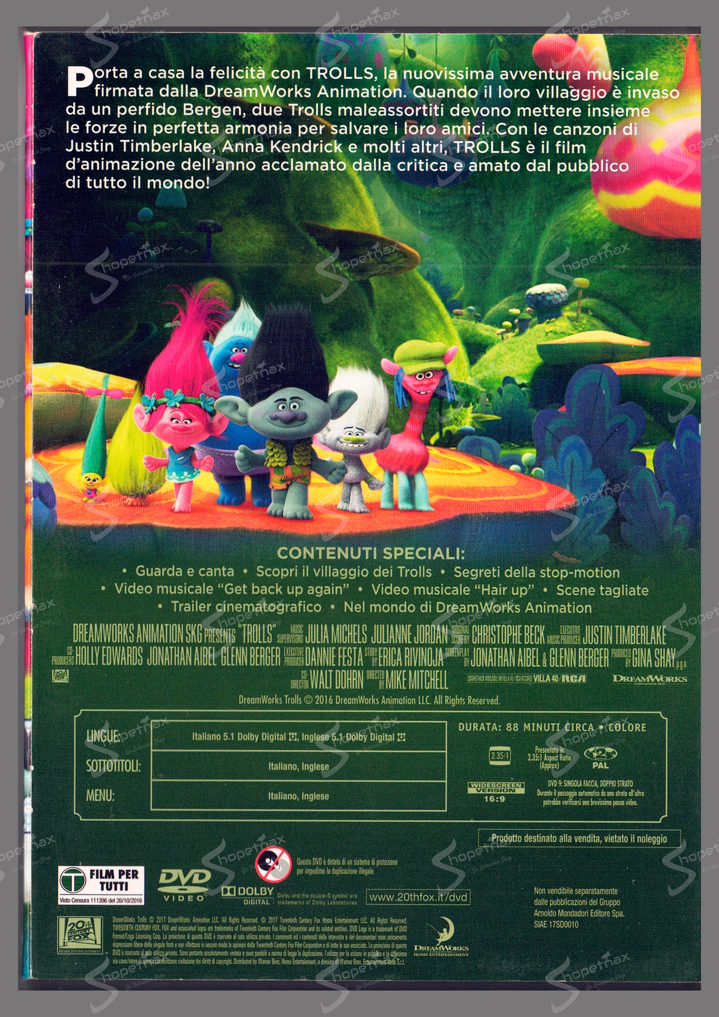 Trolls (2016) DVD Editoriale
