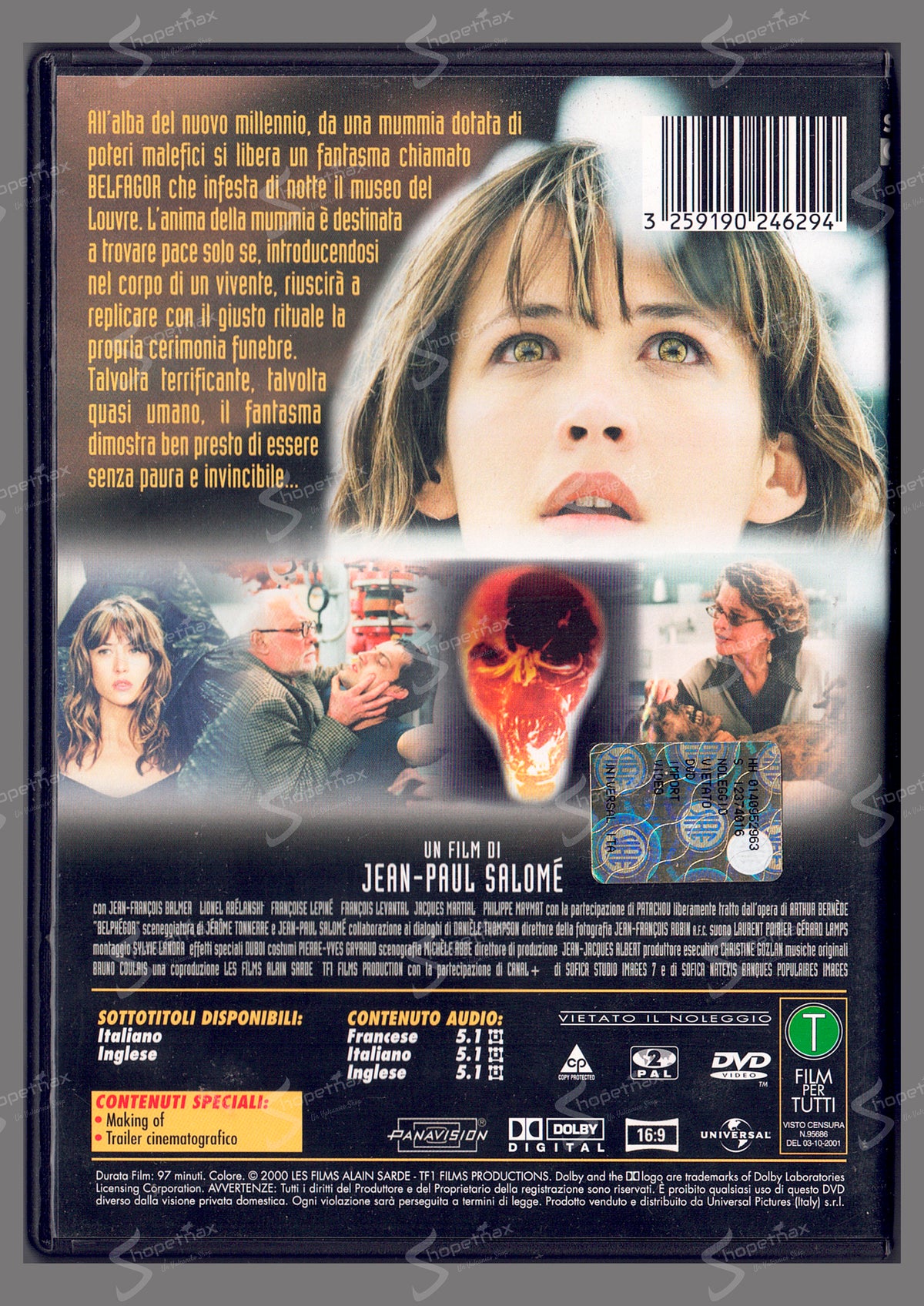 Belfagor - Il Fantasma del Louvre (Belphégor - Le fantôme du Louvre) (2001) DVD