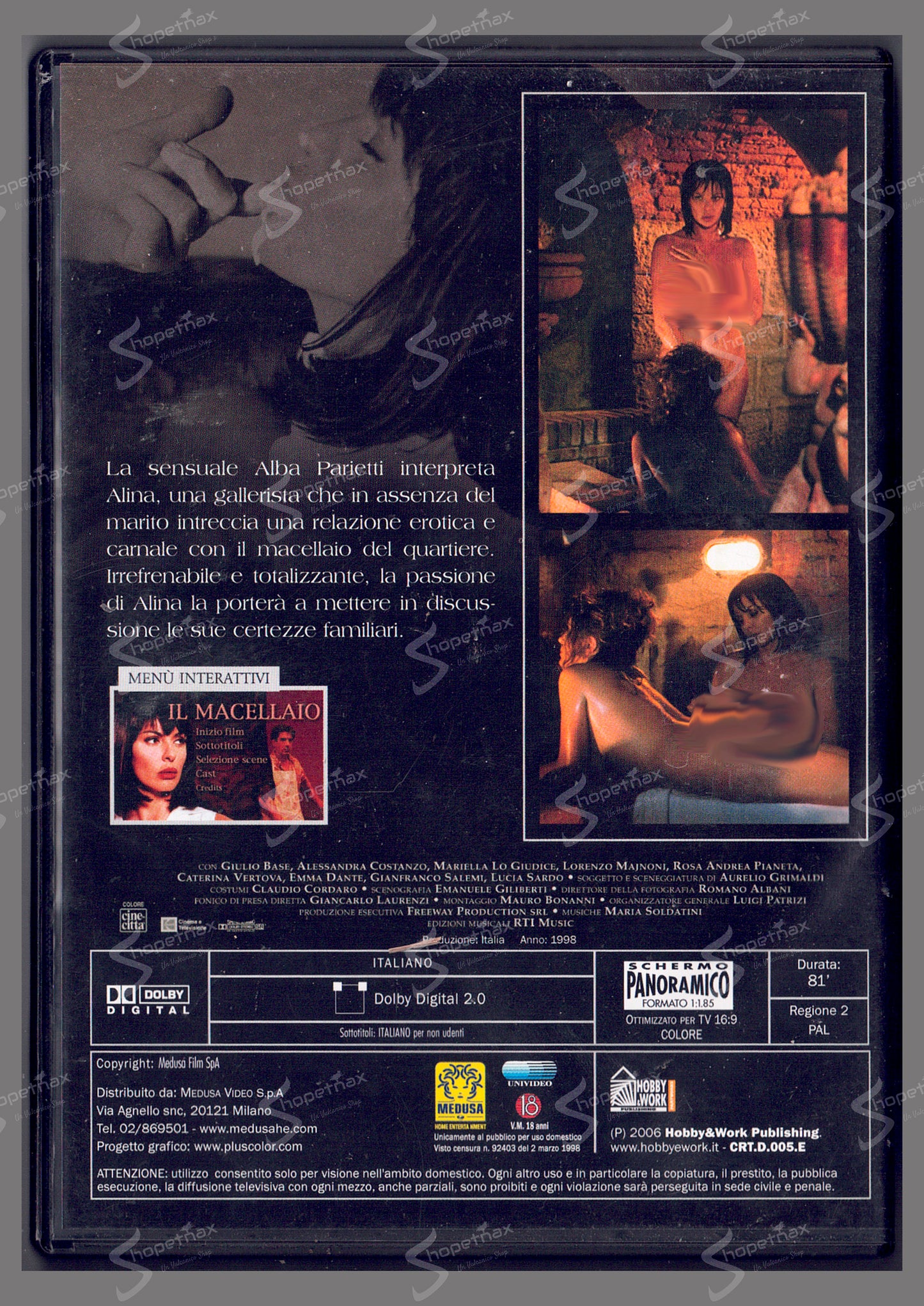 Il Macellaio (1998) DVD Editoriale