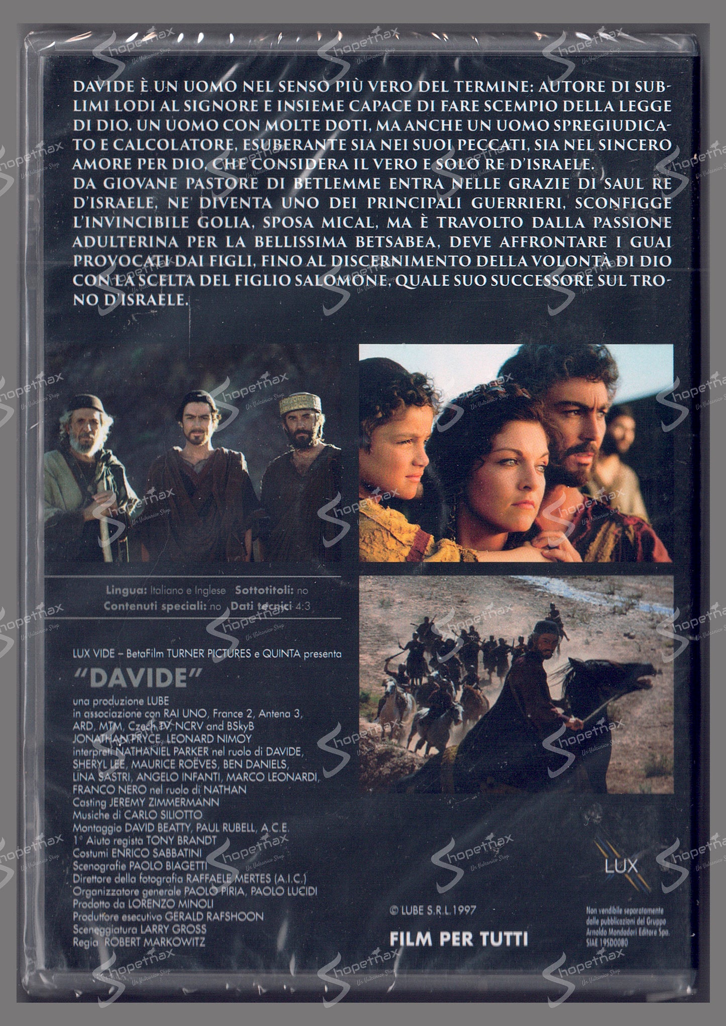 Le Storie della Bibbia - Davide (1997) DVD Editoriale