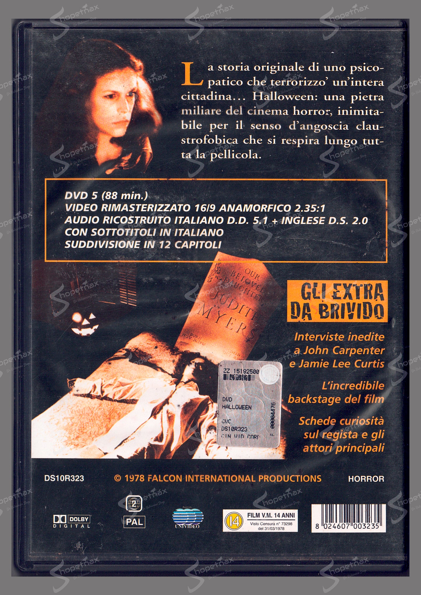 Halloween - La Notte delle Streghe (1978) DVD